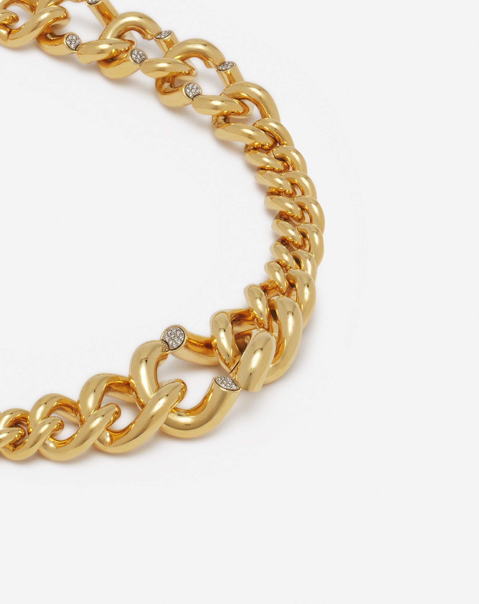 SÉQUENCE CHAIN BRASS NECKLACE