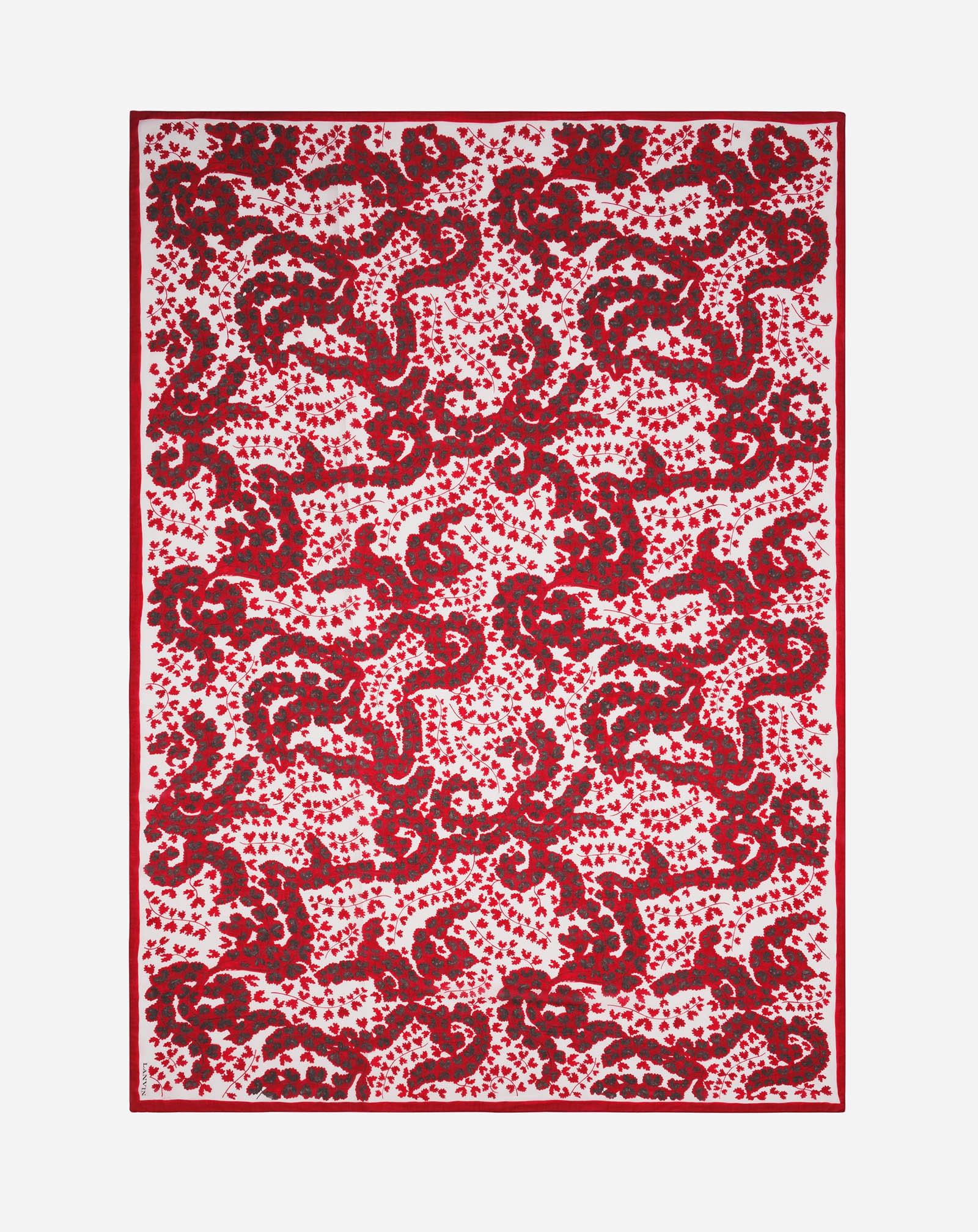 LANVIN ÉTÉ COTTON PAREO WITH A RATEAU PRINT