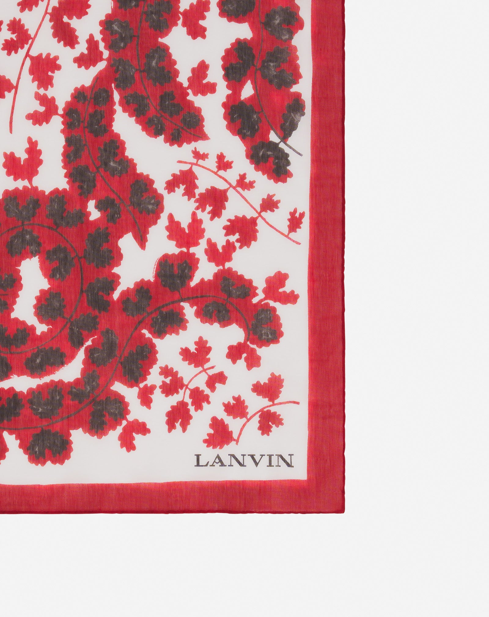 LANVIN ÉTÉ COTTON PAREO WITH A RATEAU PRINT