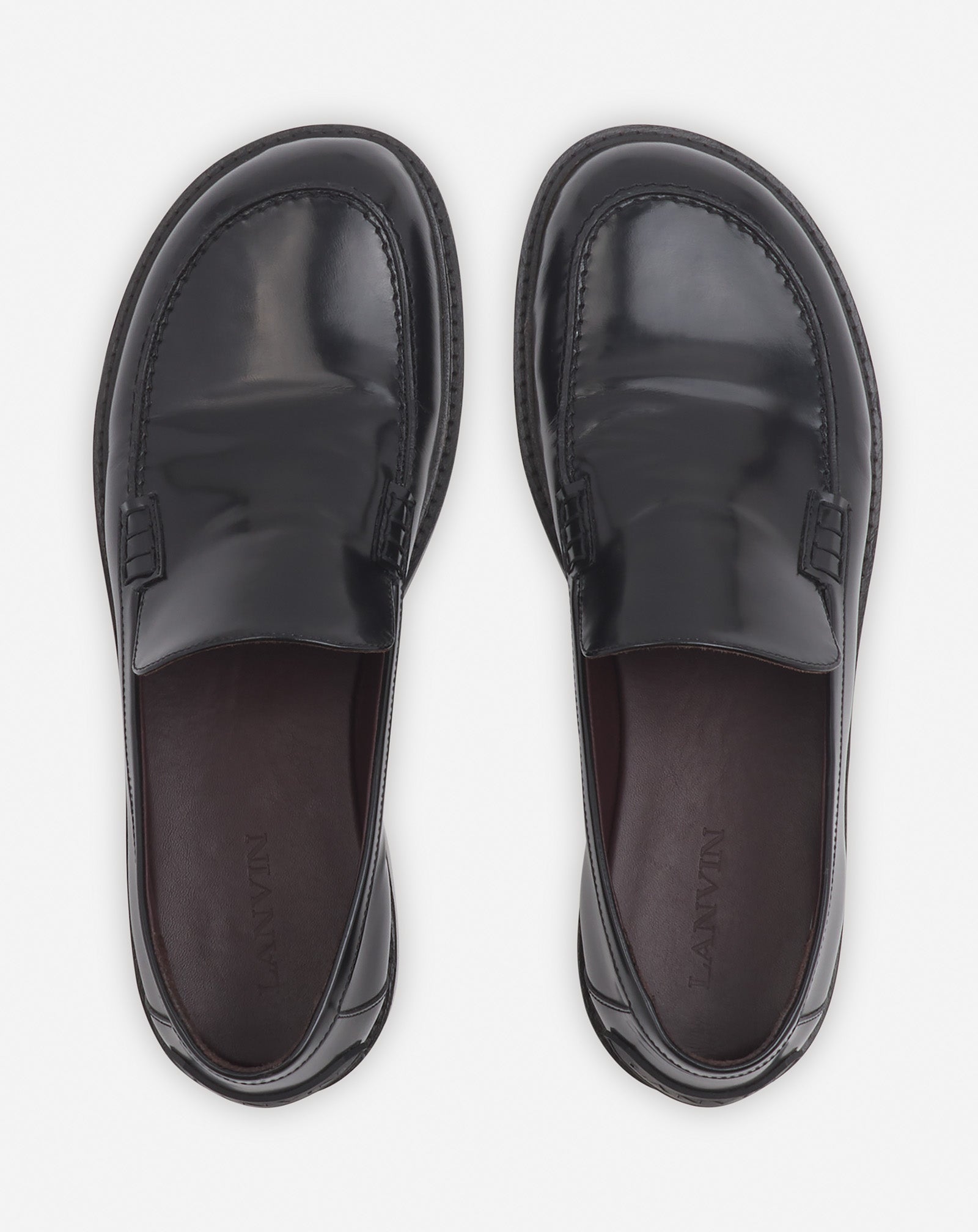 SPINTO LOAFERS IN GLOSSY LEATHER
