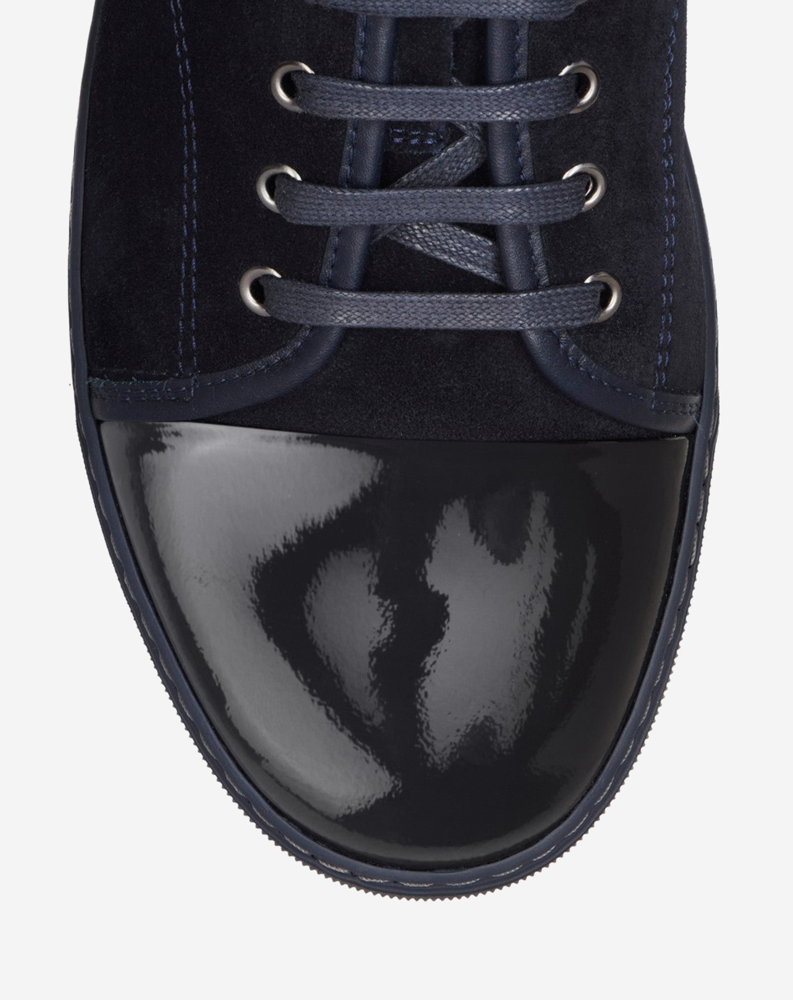 DBB1 SNEAKERS IN SUEDE AND PATENT LEATHER