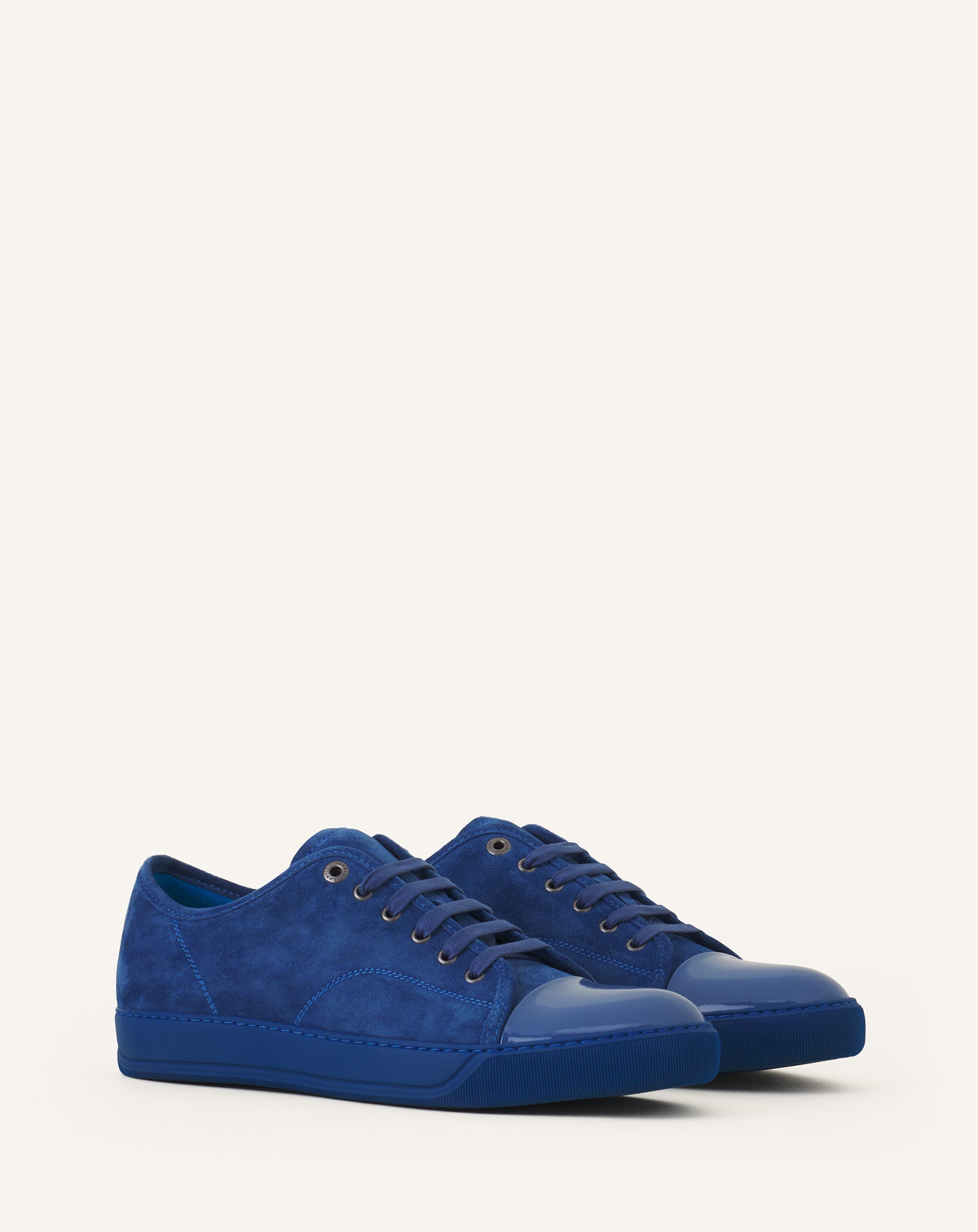 SNEAKERS DBB1 EN SUEDE ET CUIR VERNIS