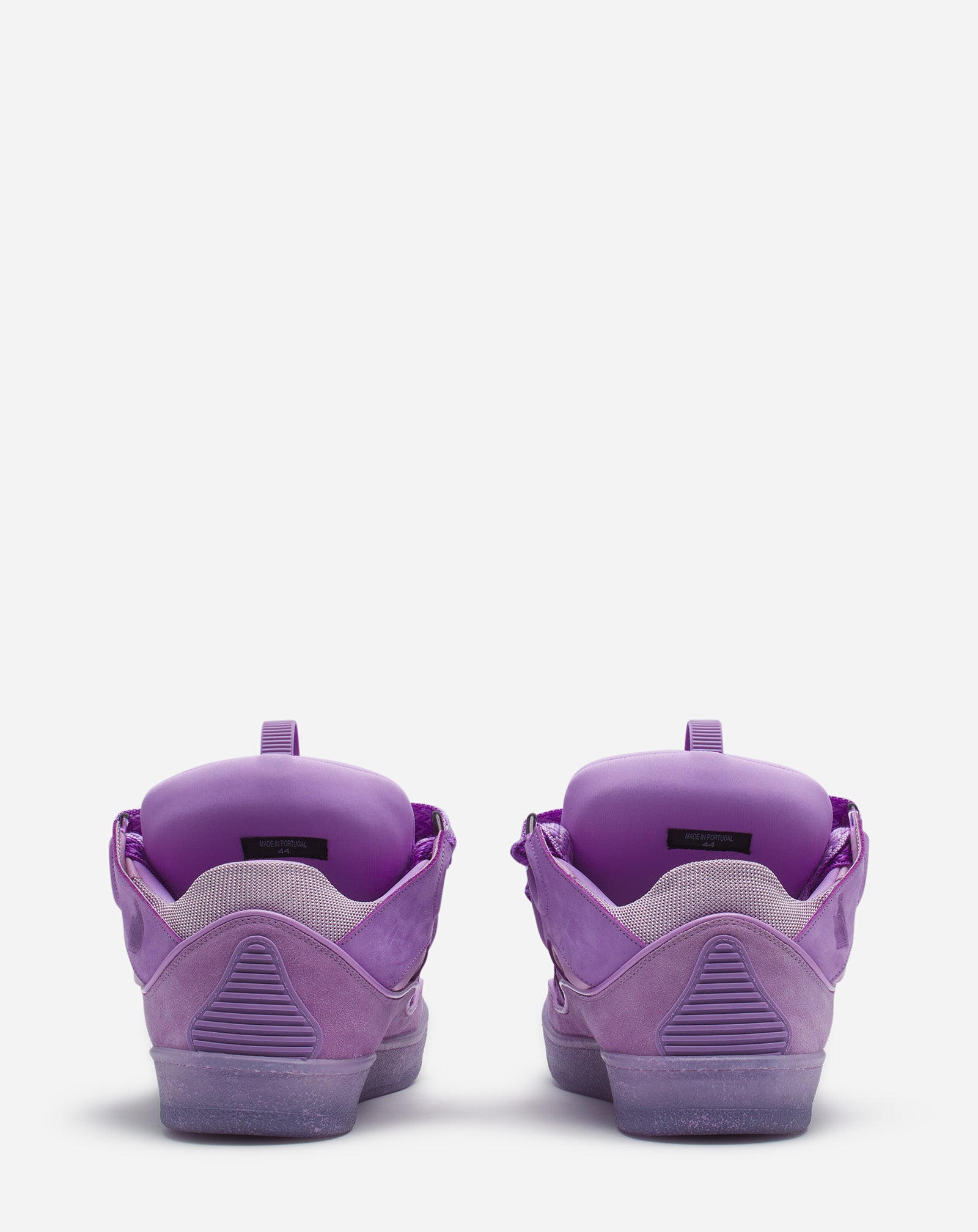 LEATHER CURB SNEAKERS