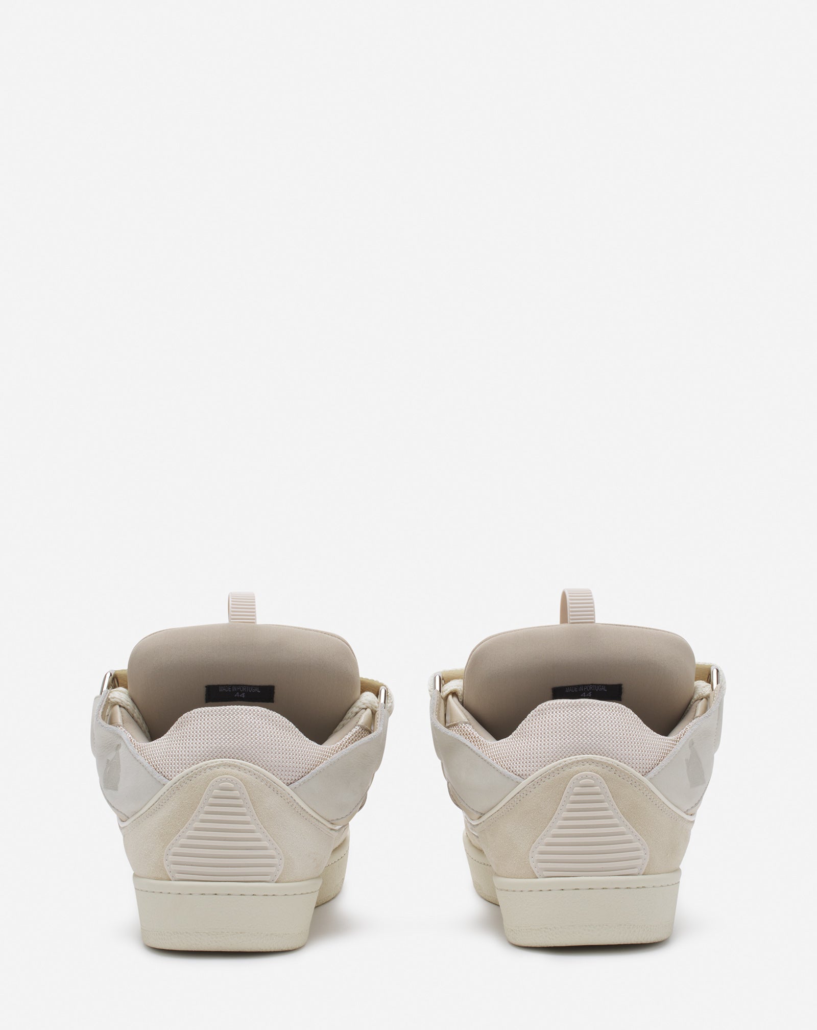 LEATHER CURB SNEAKERS