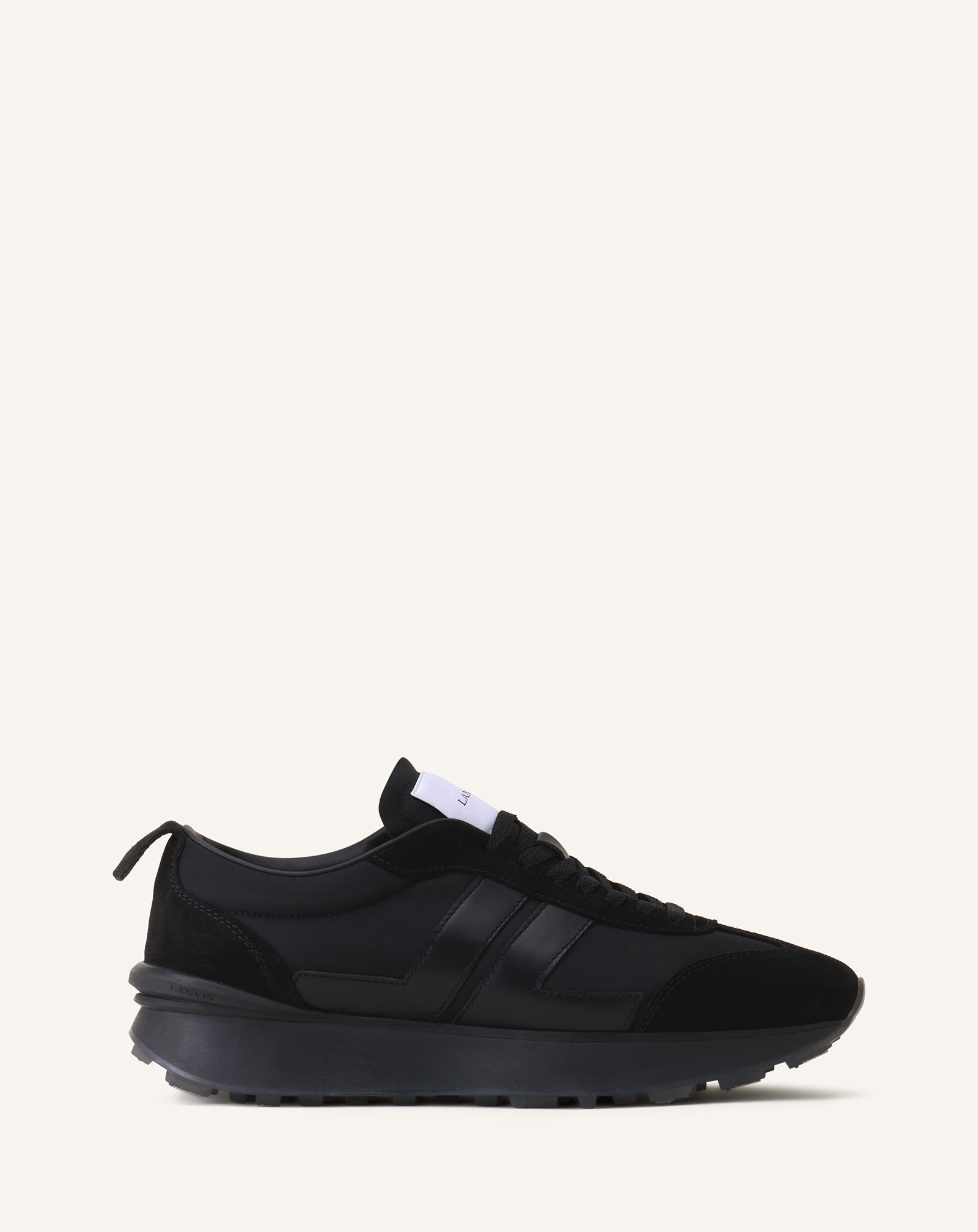 BLACK BUMPR NYLON SNEAKERS