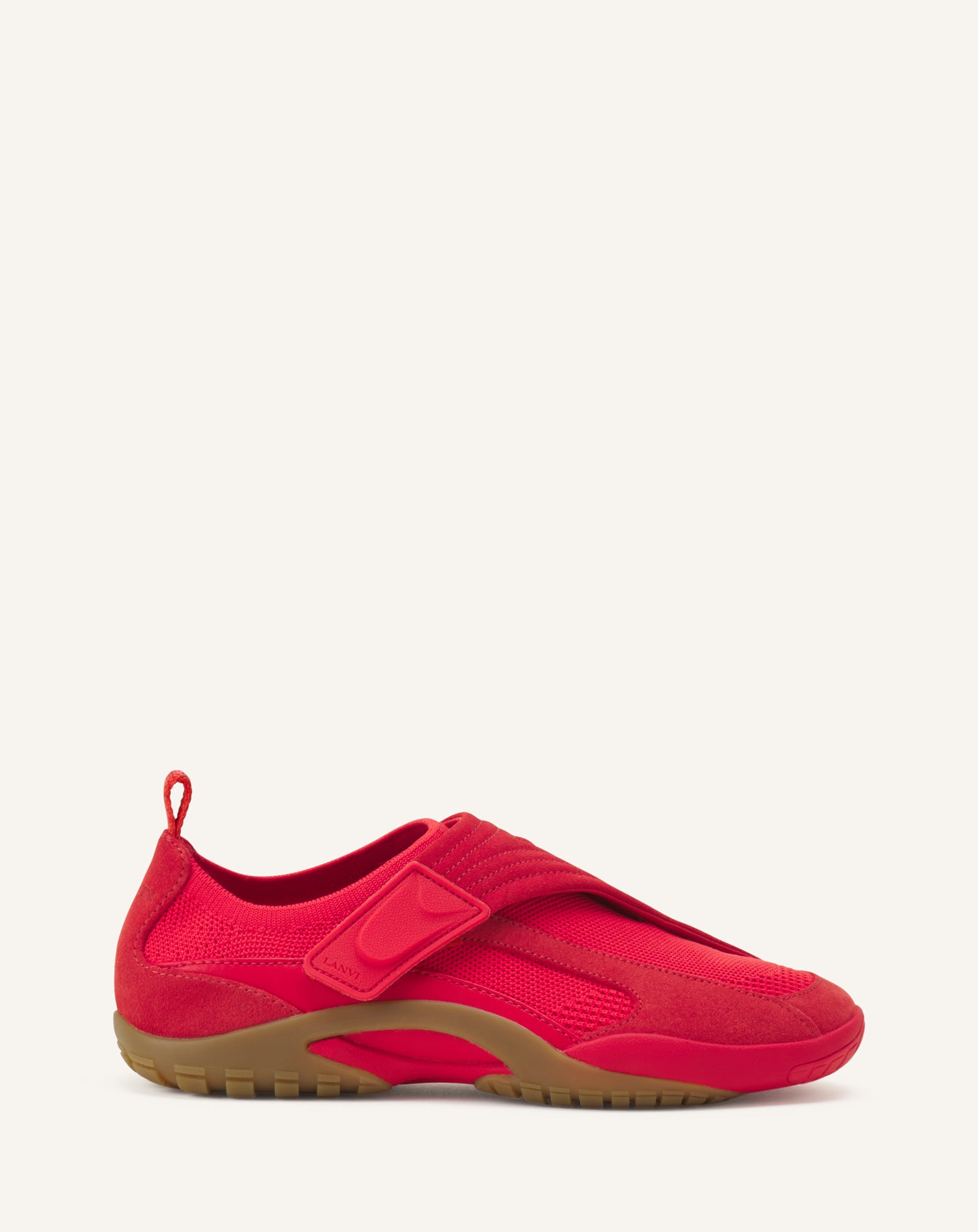 LNV1 KNIT AND SUEDE SNEAKERS