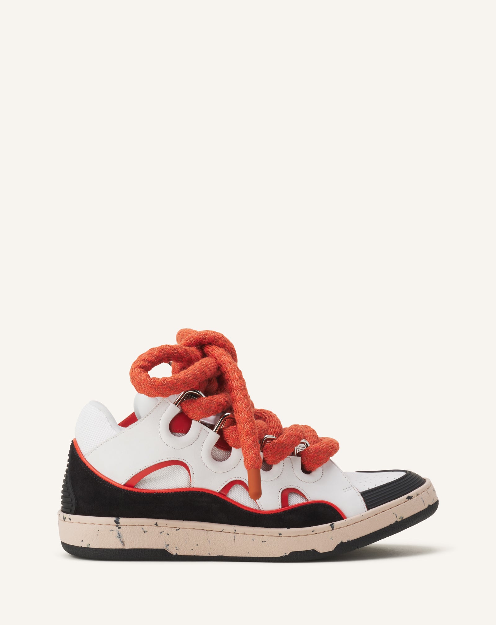 SNEAKERS CURB SNAKE EN CUIR