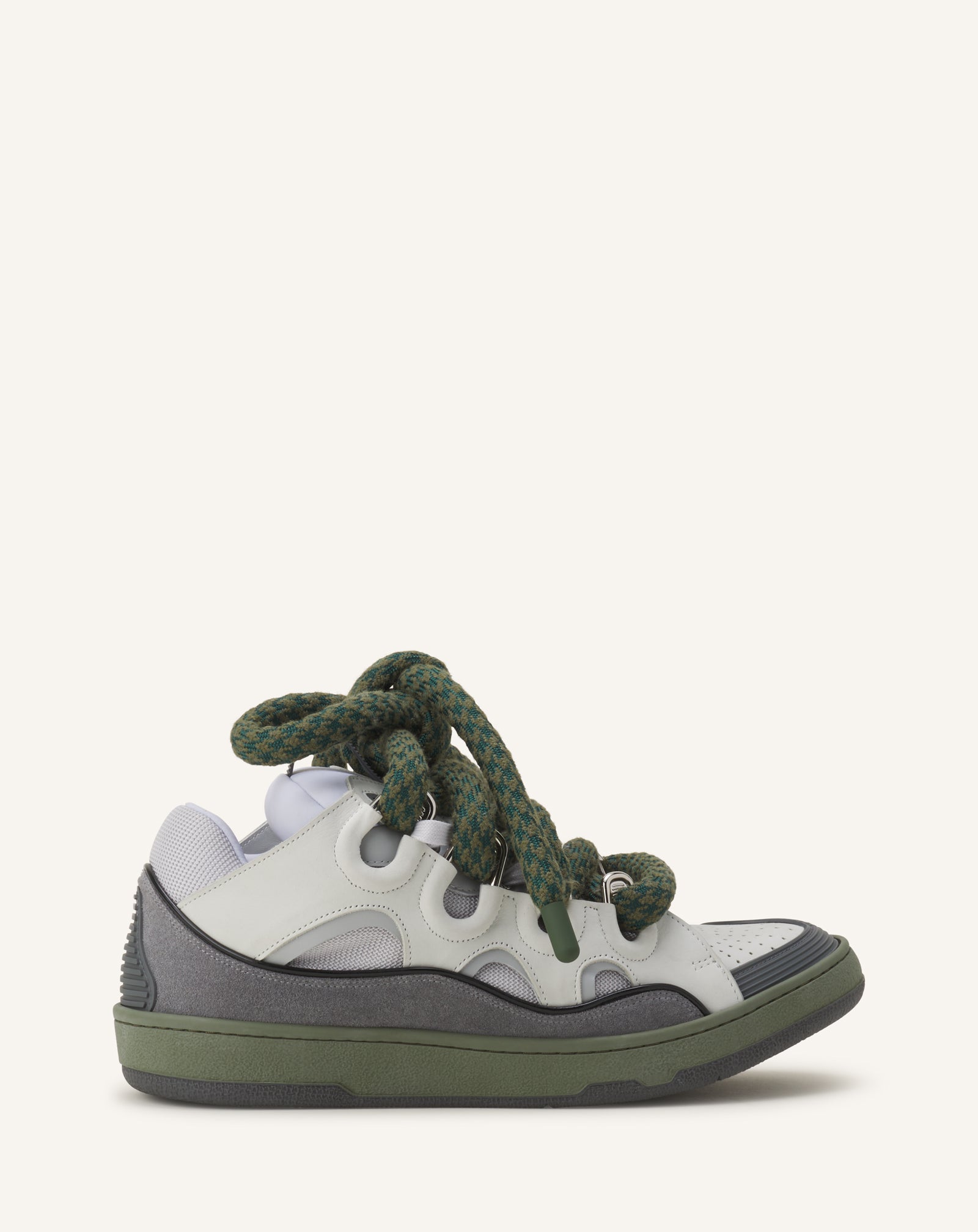 SNEAKERS CURB SNAKE EN CUIR