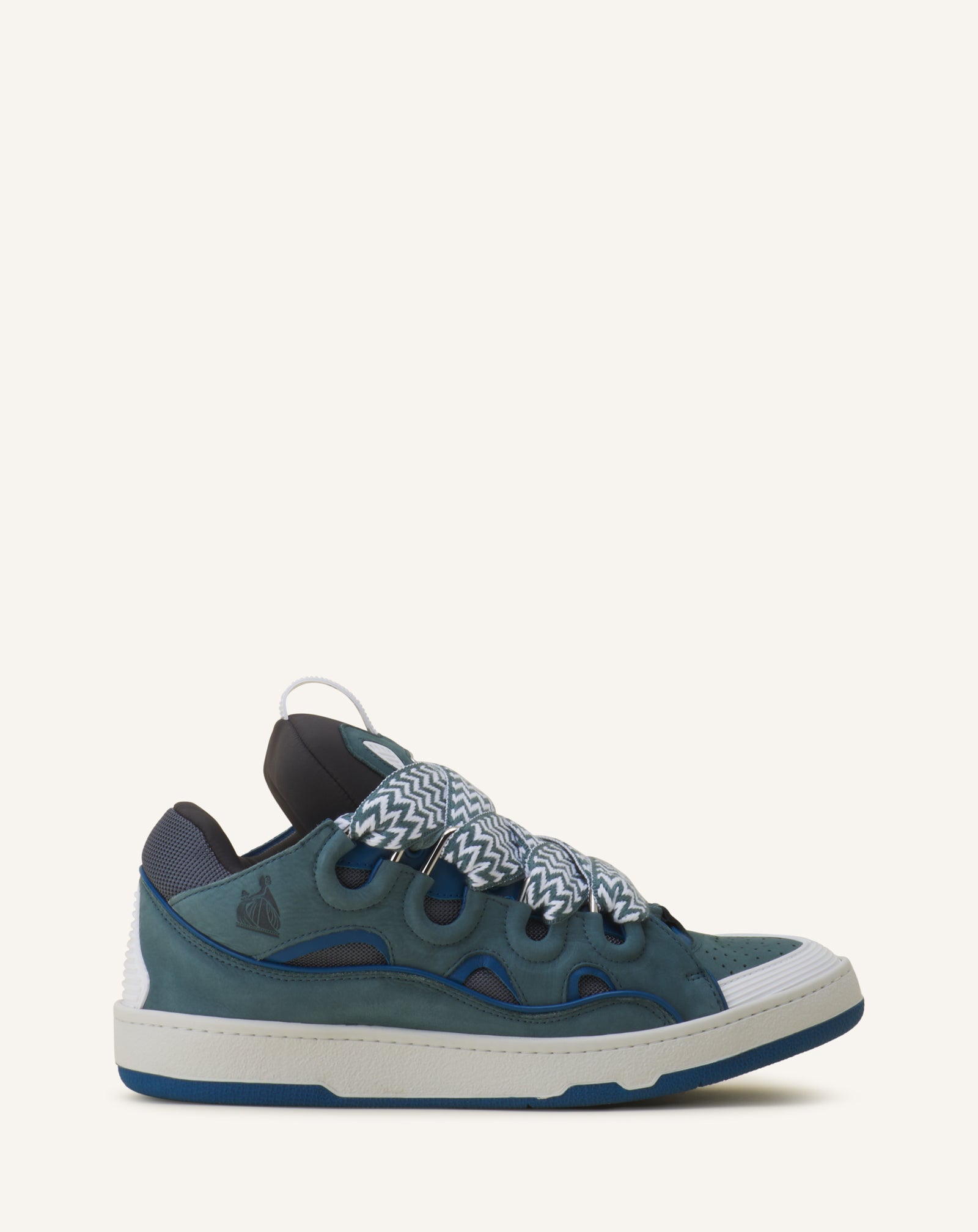 SNEAKERS CURB BICO EN CUIR