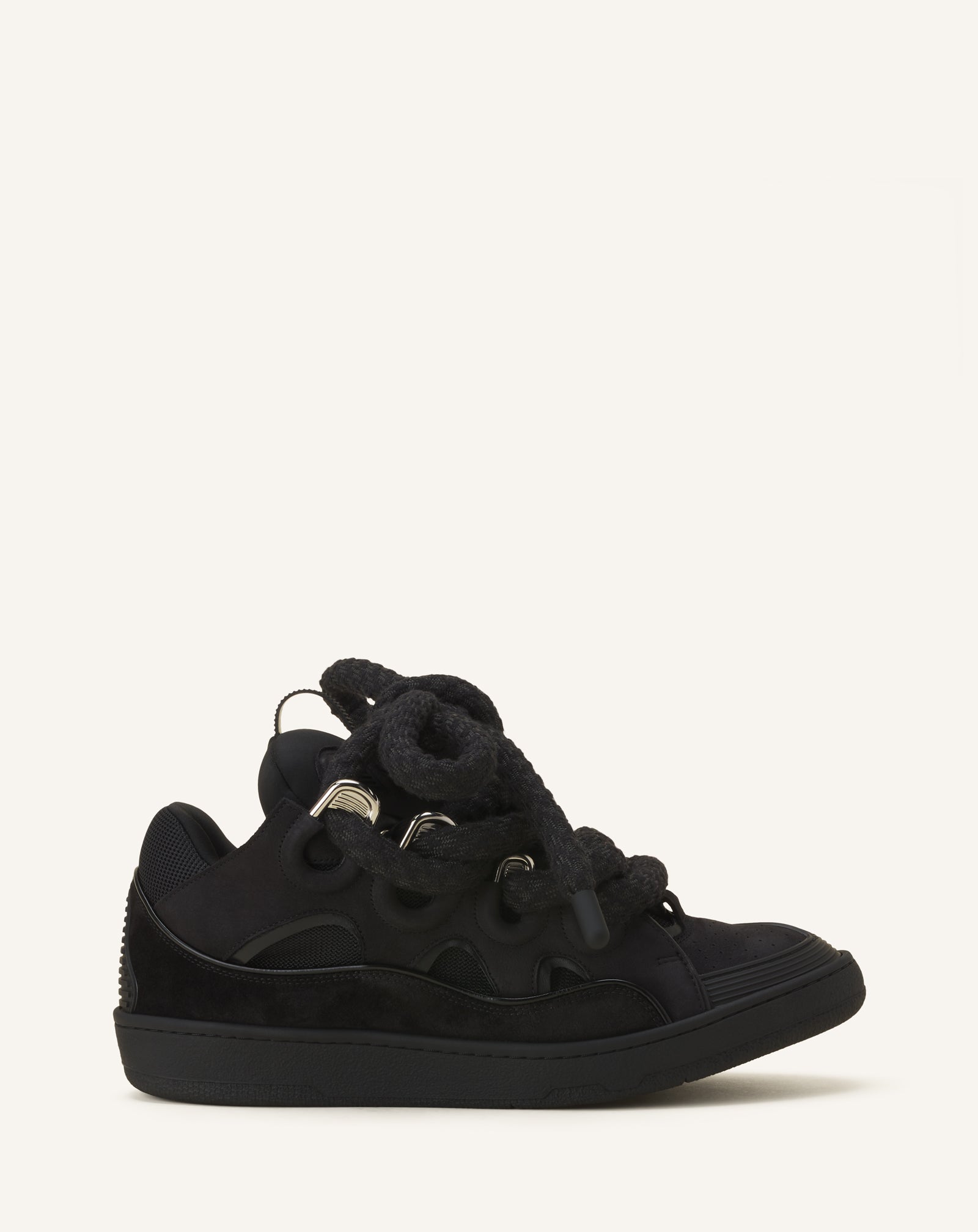 CURB SNAKE SNEAKERS IN LEATHER