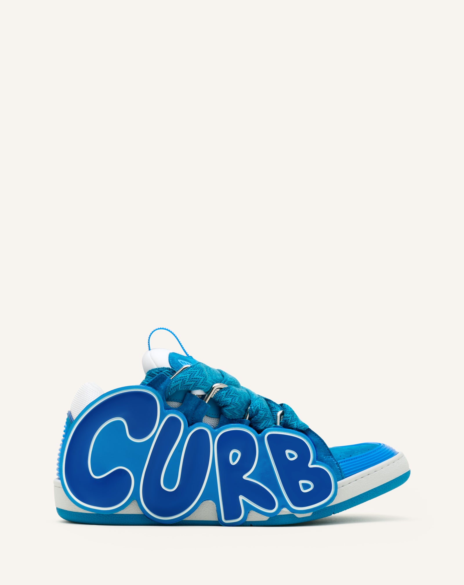 SNEAKERS URBAN CURB EN CUIR À PATCH