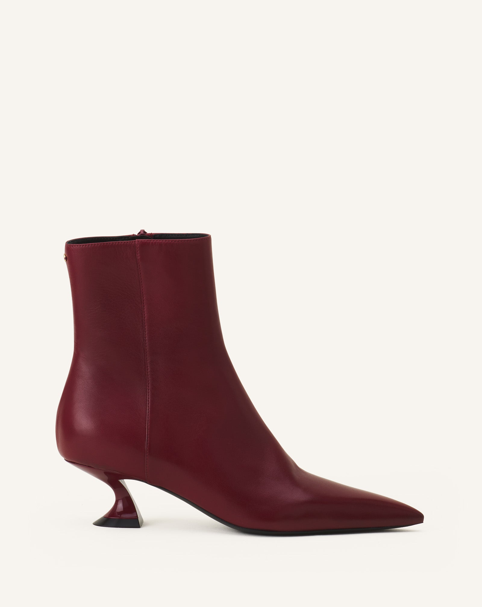 MIDNIGHT STEP LEATHER ANKLE BOOT