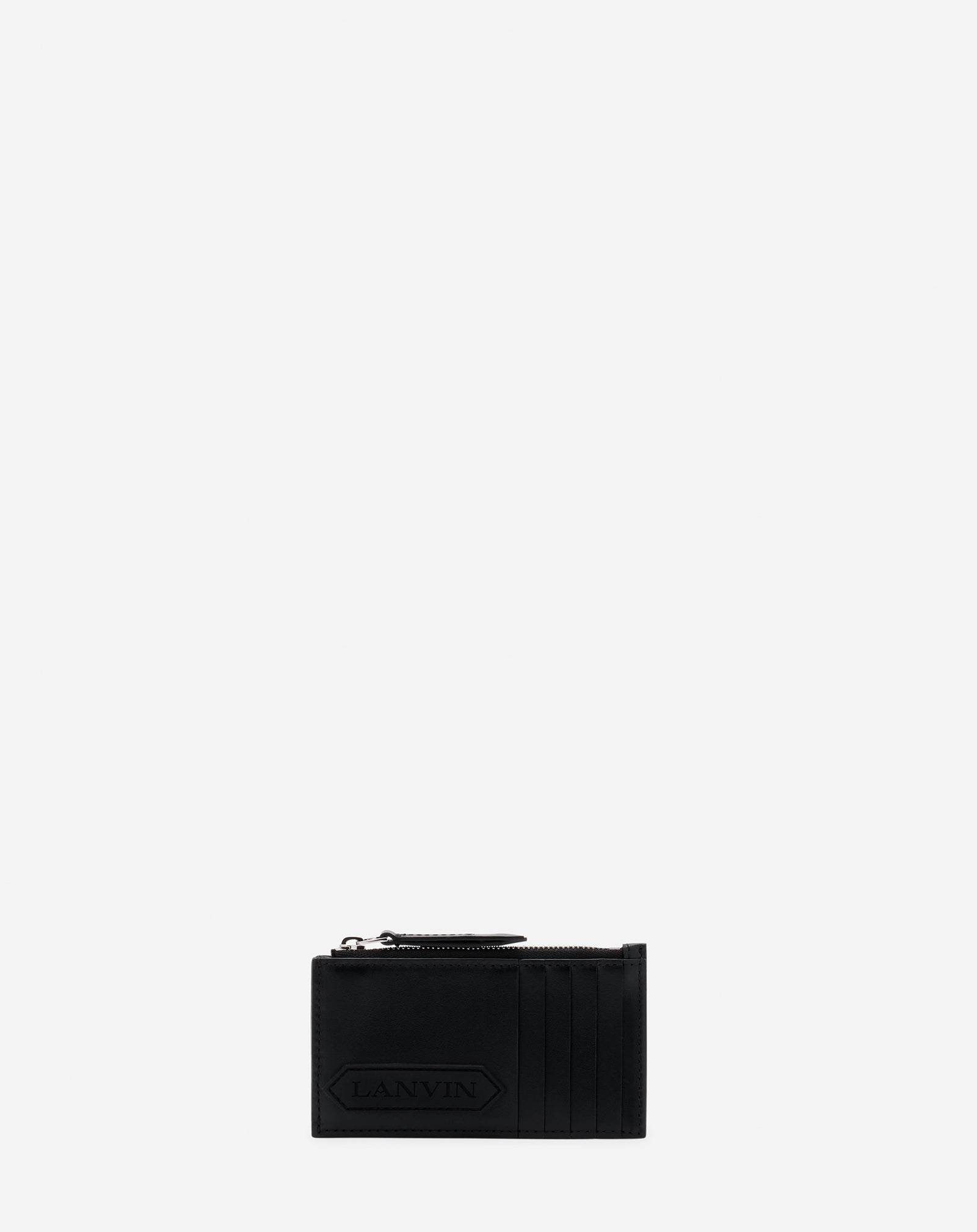LANVIN SIGNATURE LEATHER CARDHOLDER