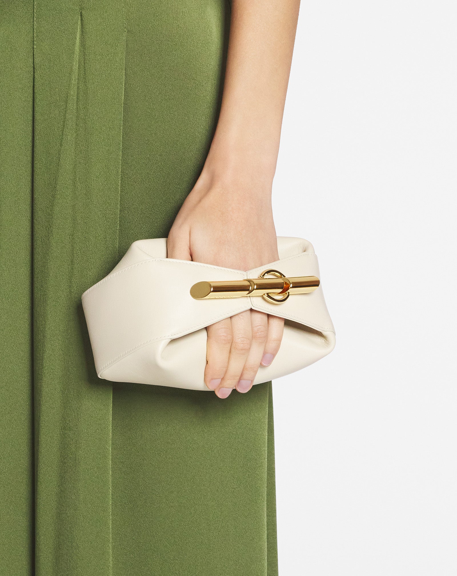 HAUTE SÉQUENCE LEATHER CLUTCH BAG