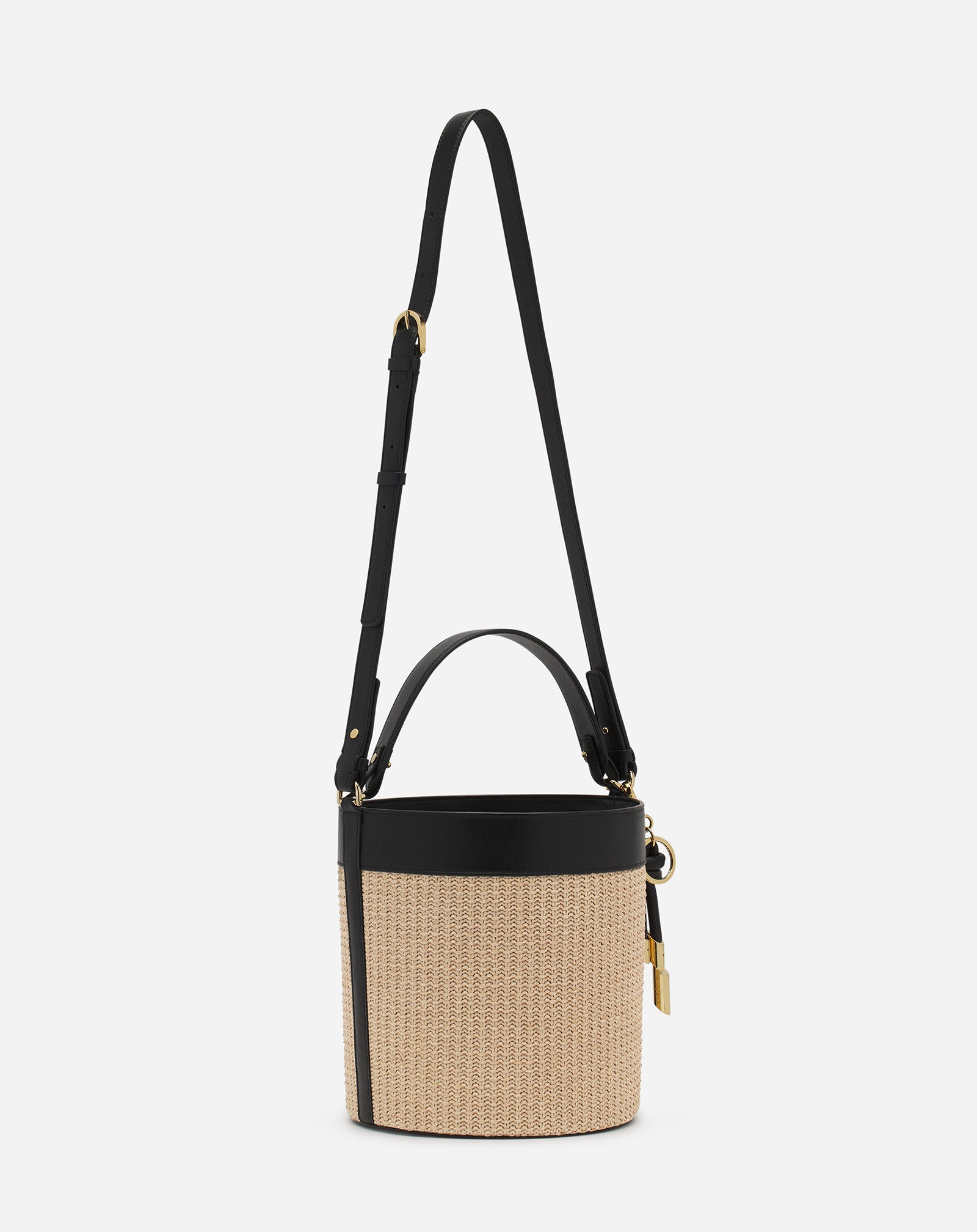 SÉQUENCE RAFFIA BUCKET BAG