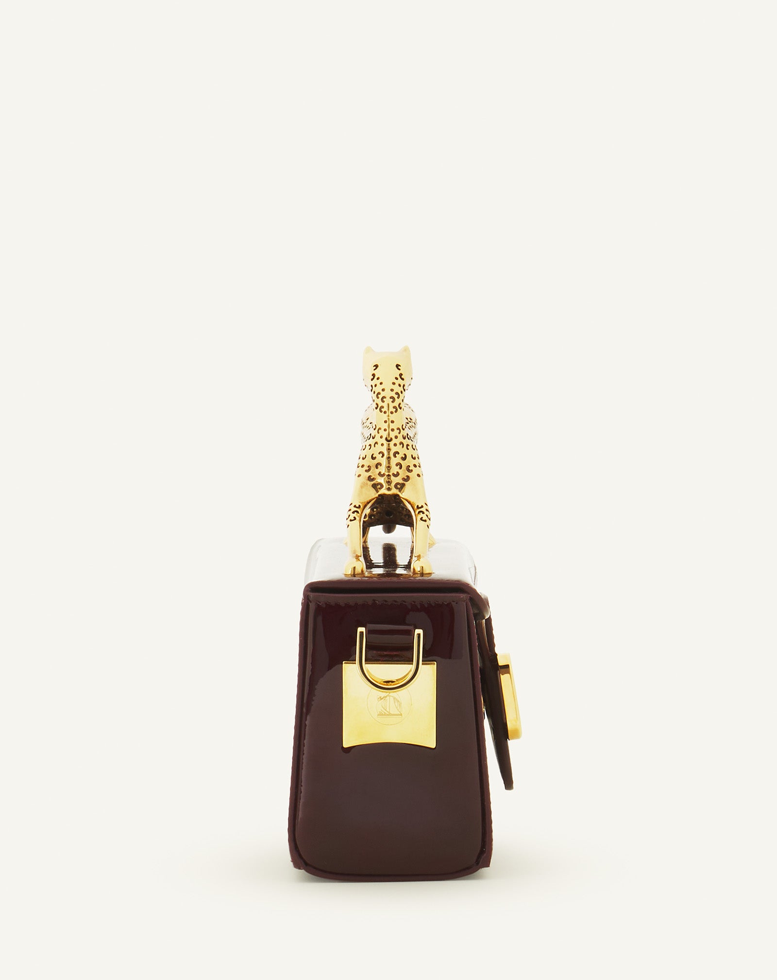 PENCIL CAT NANO PATENT LEATHER BAG