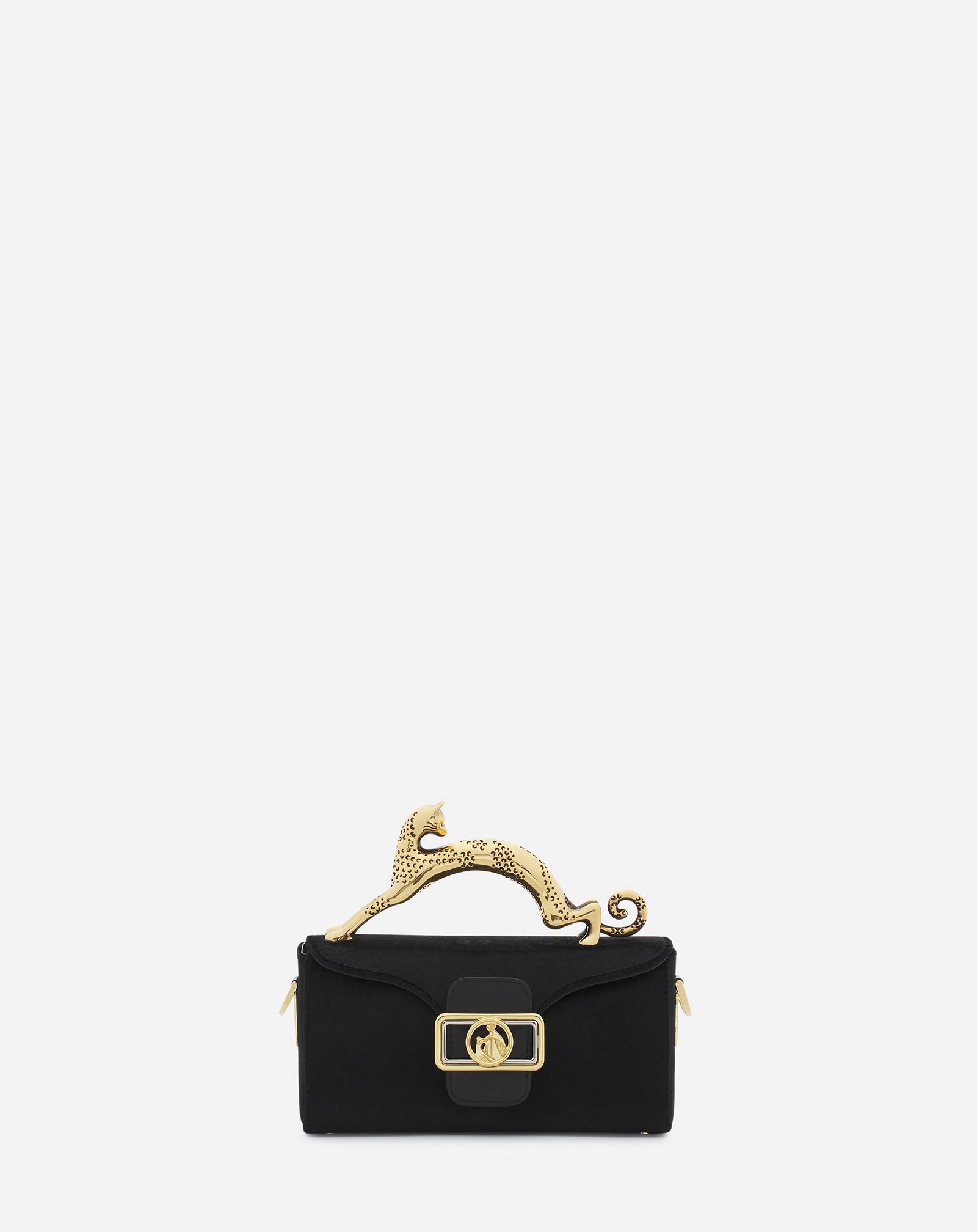 NANO PENCIL CAT BAG IN VELVET