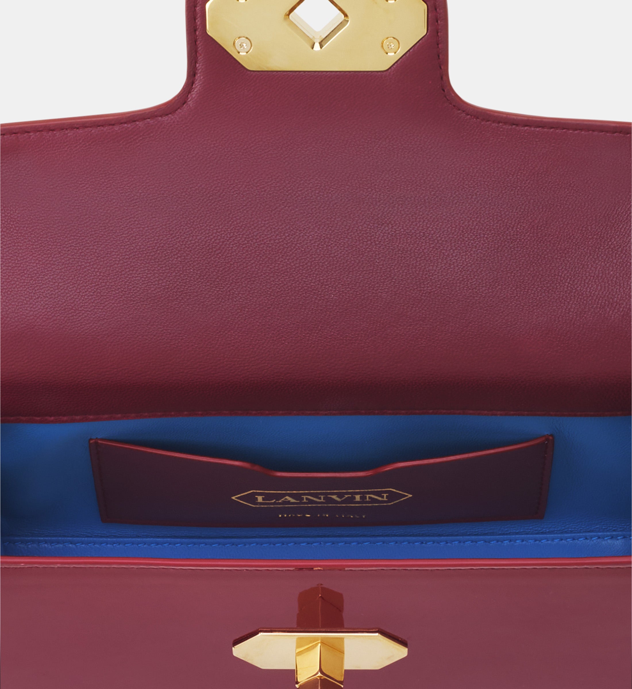 PENCIL CAT NANO BAG IN PATENT LEATHER
