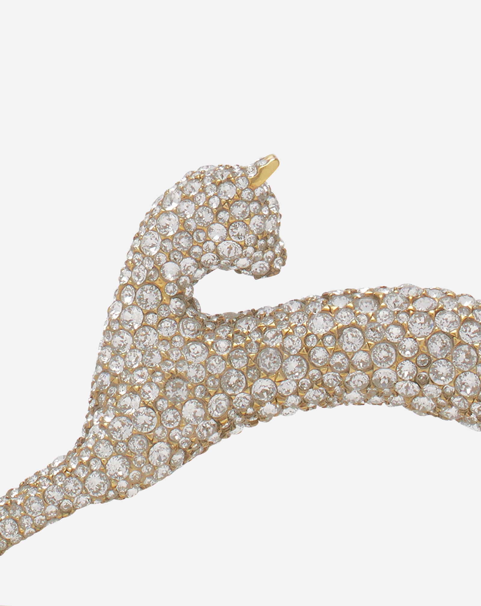 NANO PENCIL CAT BAG IN LEATHER AND RHINESTONES