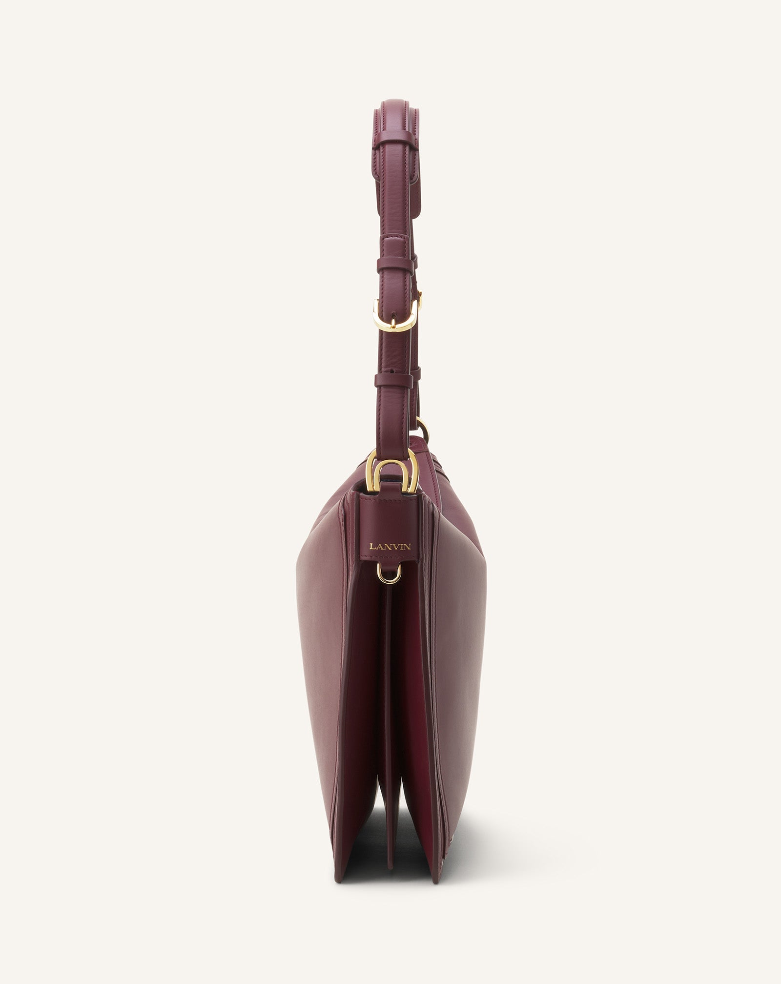 COMPAGNON ASYMMETRICAL BAG IN LEATHER