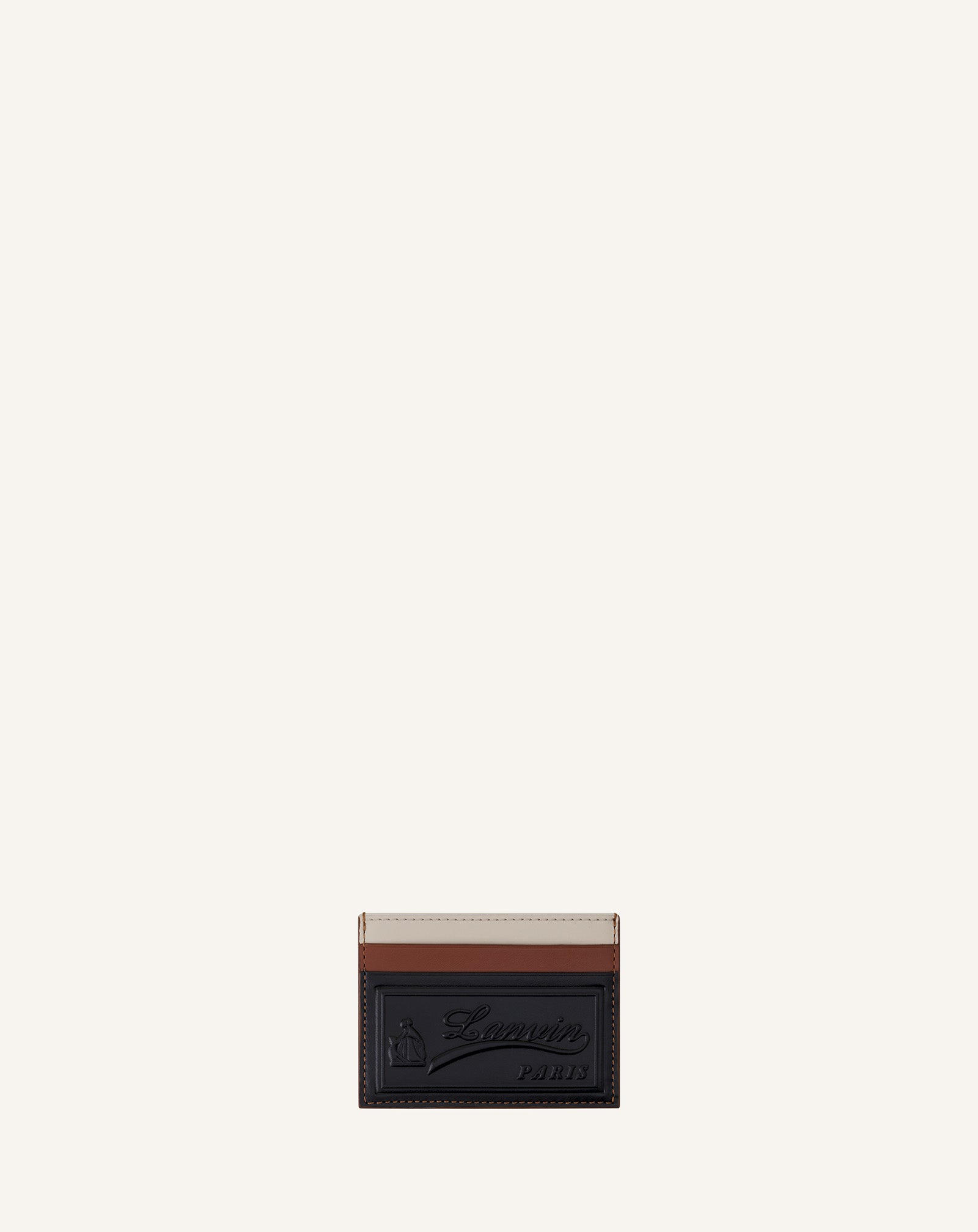 TRICOLOR LEATHER CARD HOLDER