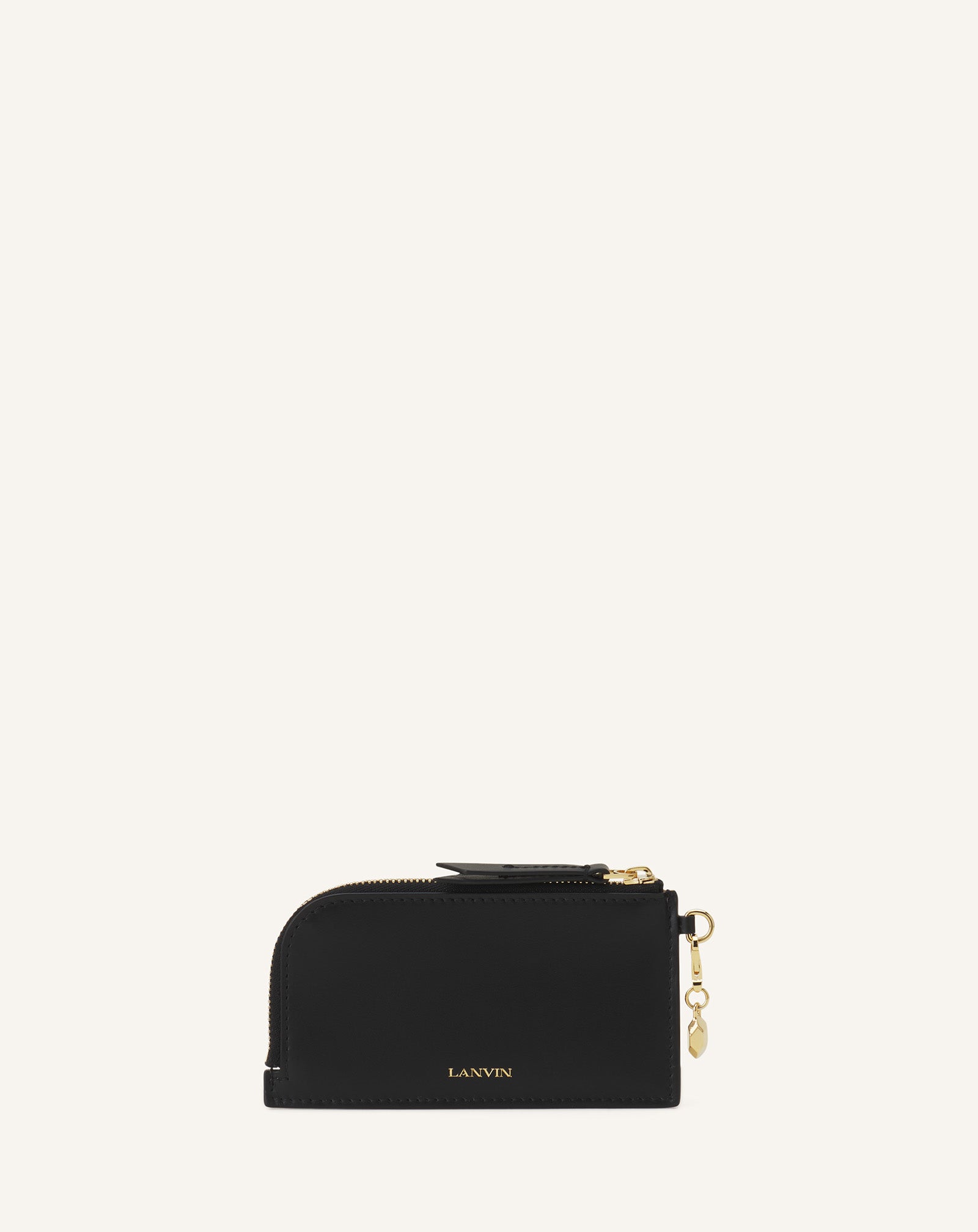 PORTE-CARTES CATCH BY LANVIN EN CUIR NOIR