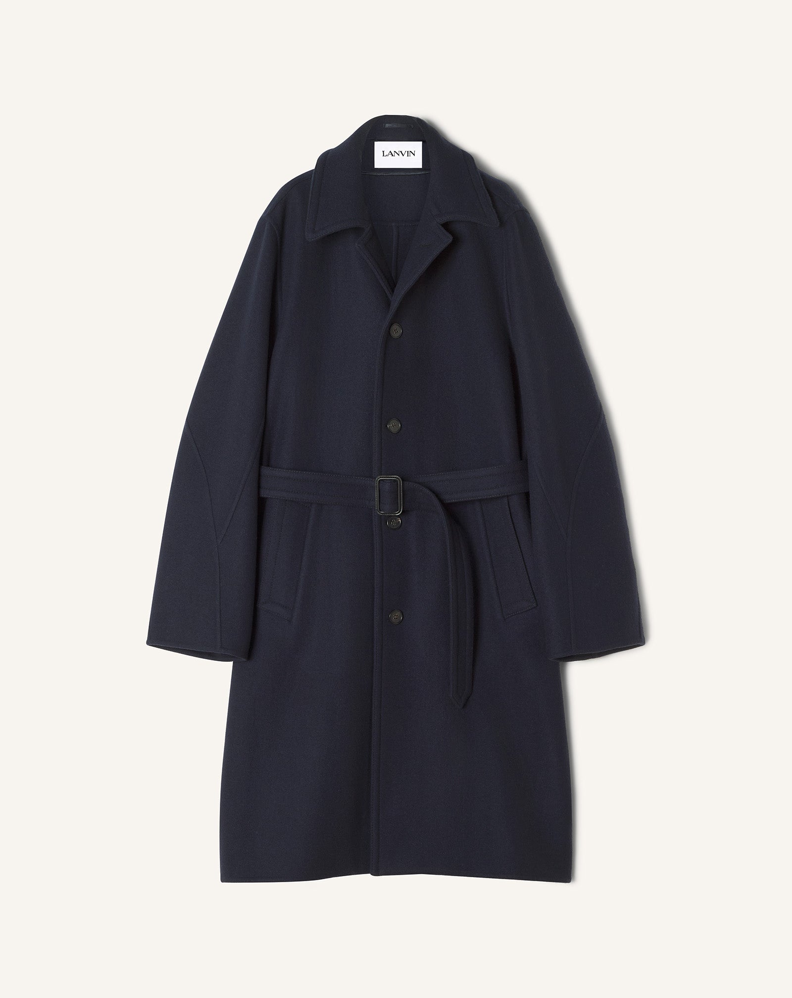 Blue Cashmere Car Coat | Lanvin