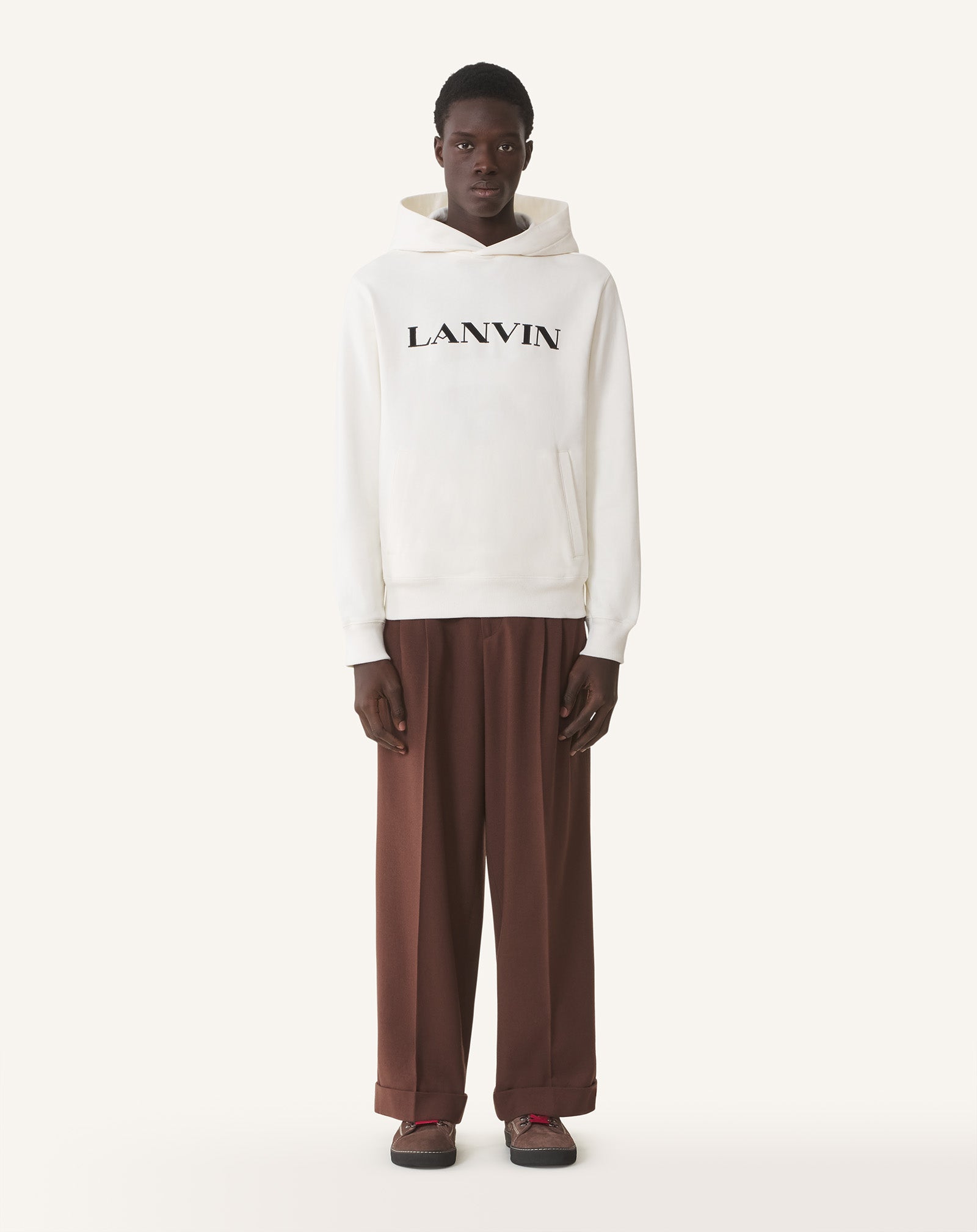 HOODIE BRODÉ LANVIN EN COTON
