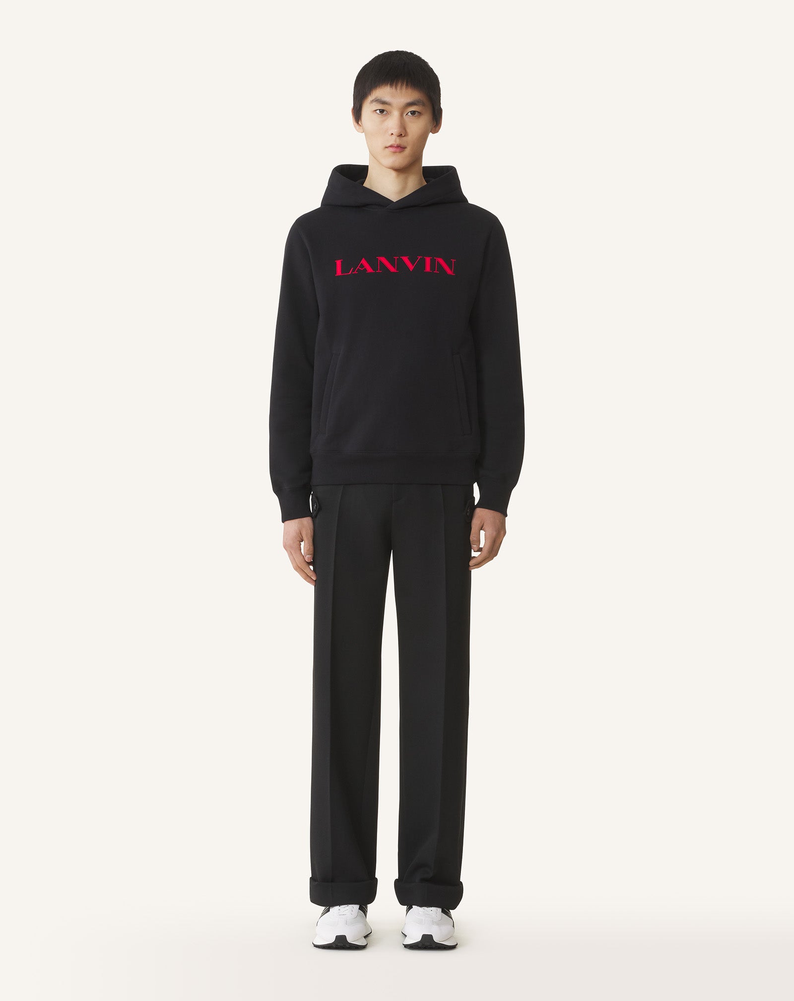 HOODIE BRODÉ LANVIN EN COTON