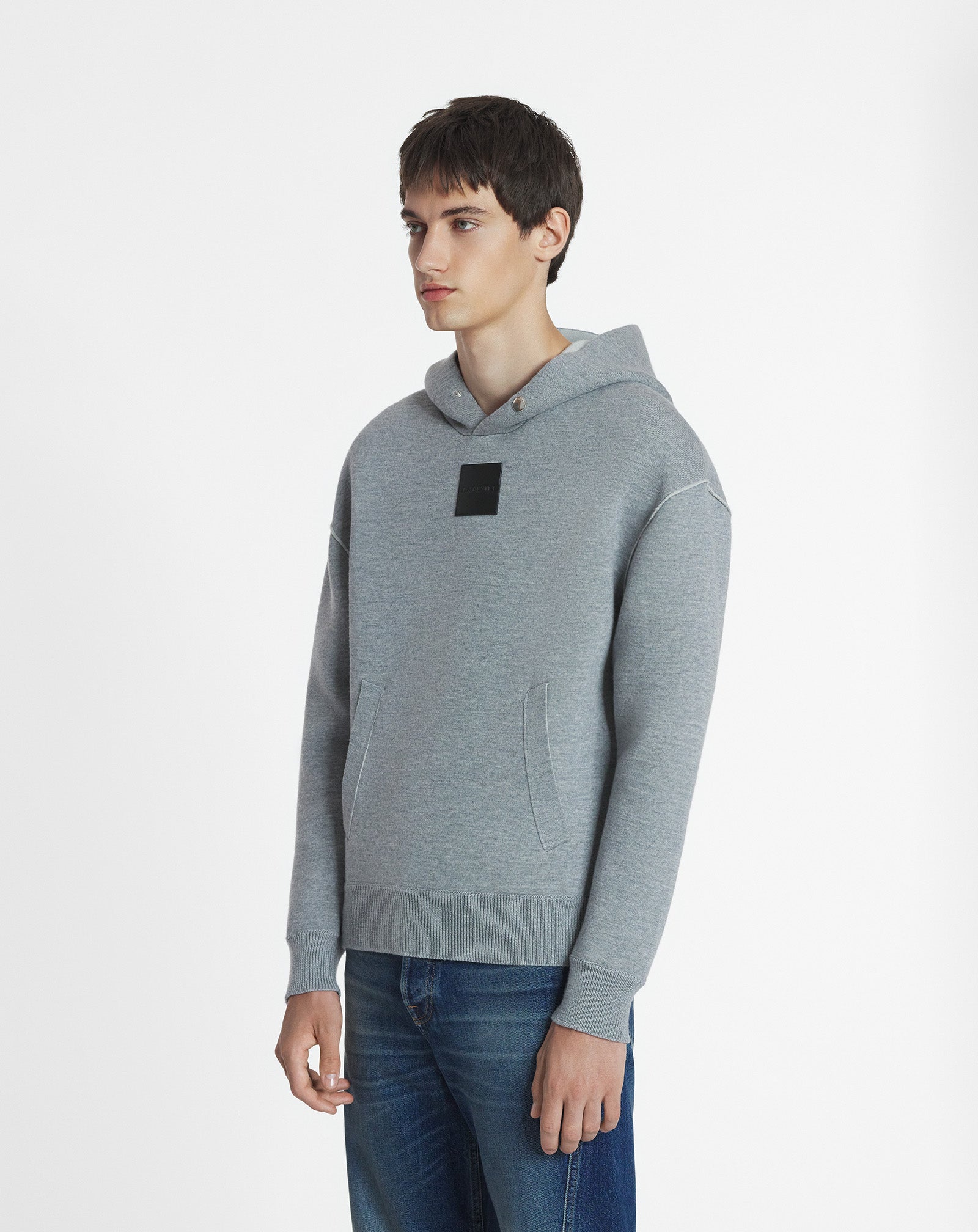 BAGGY WOOL HOODIE