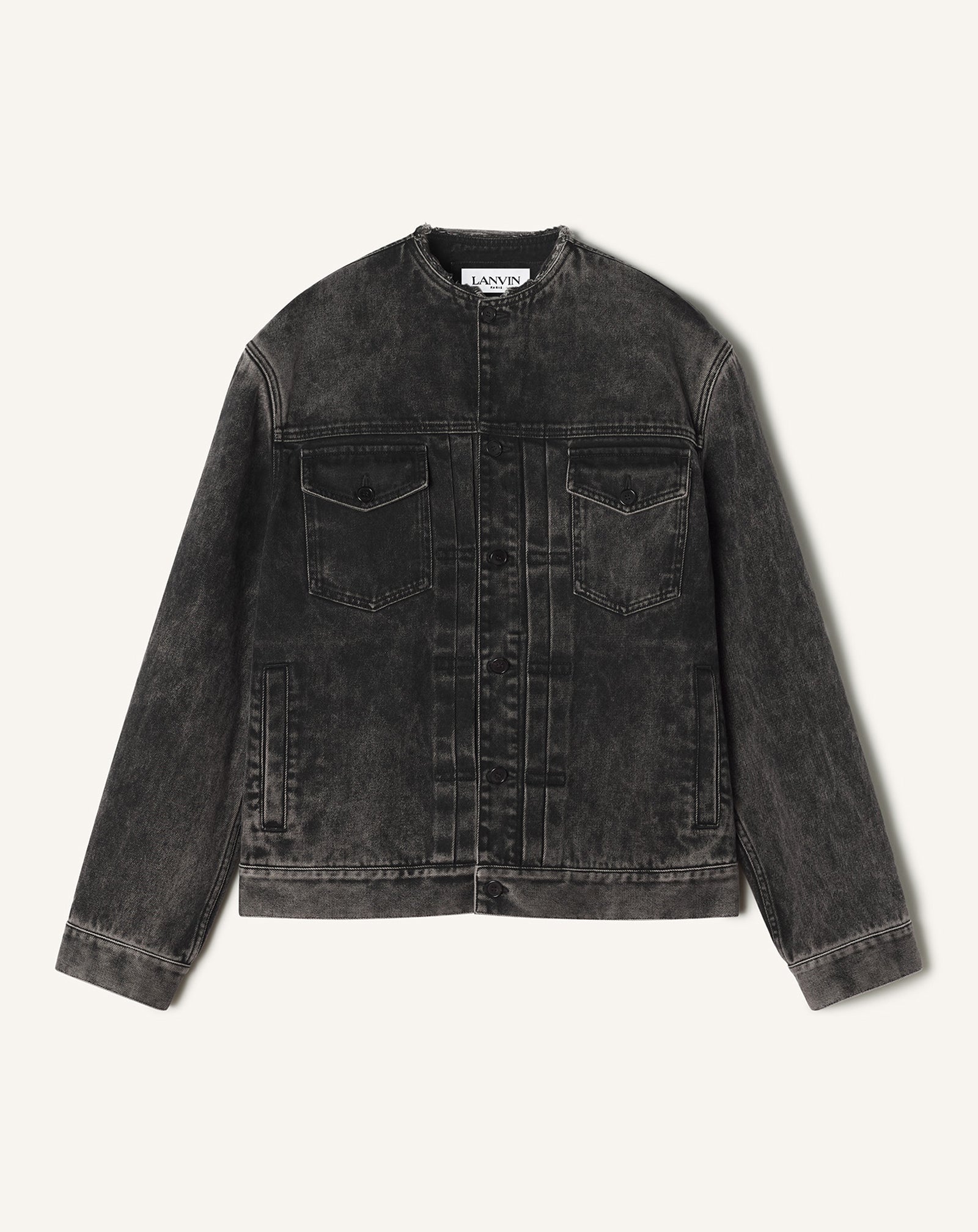 LOOSE FIT WASHED DENIM JACKET