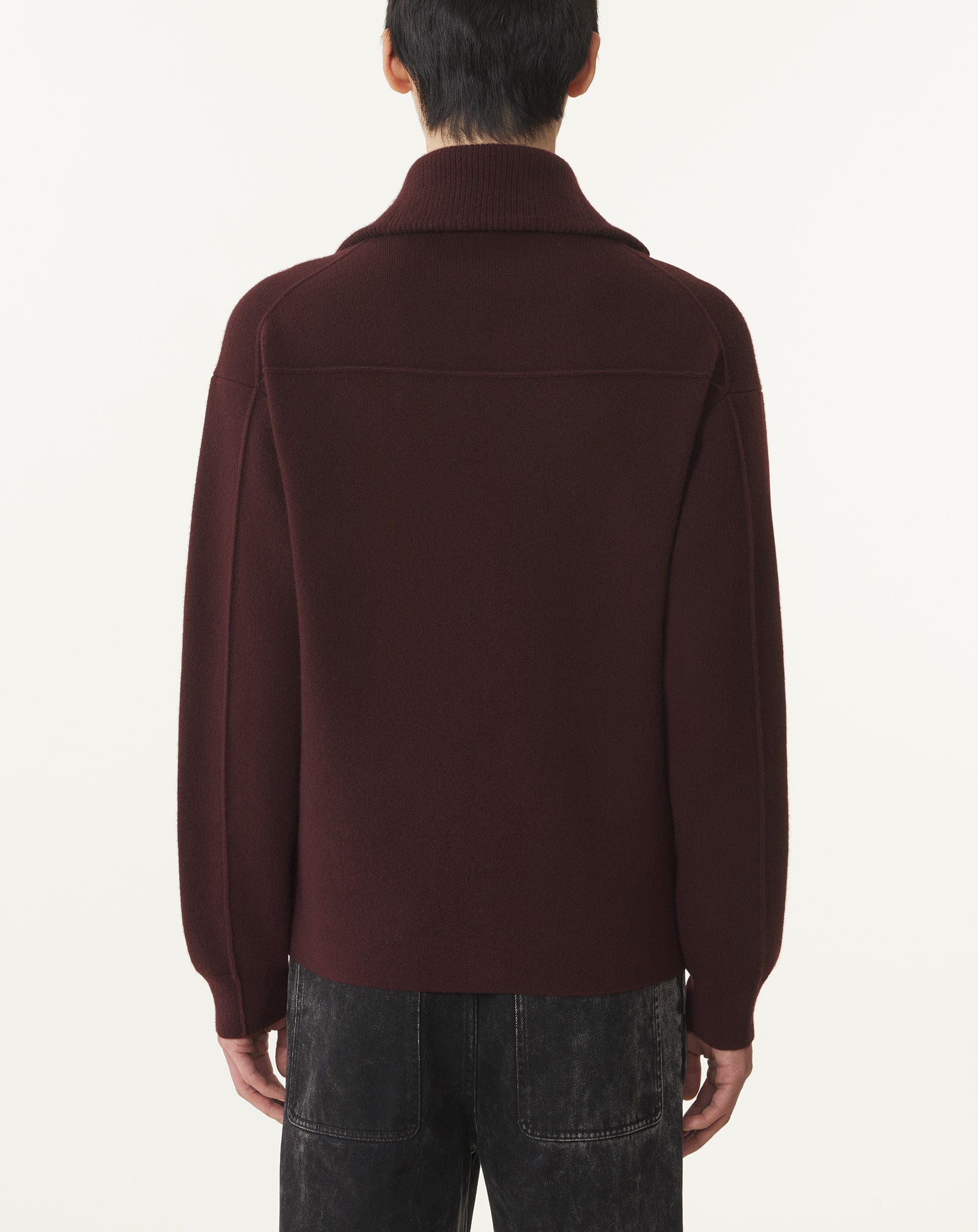 CASHMERE ZIP CARDIGAN