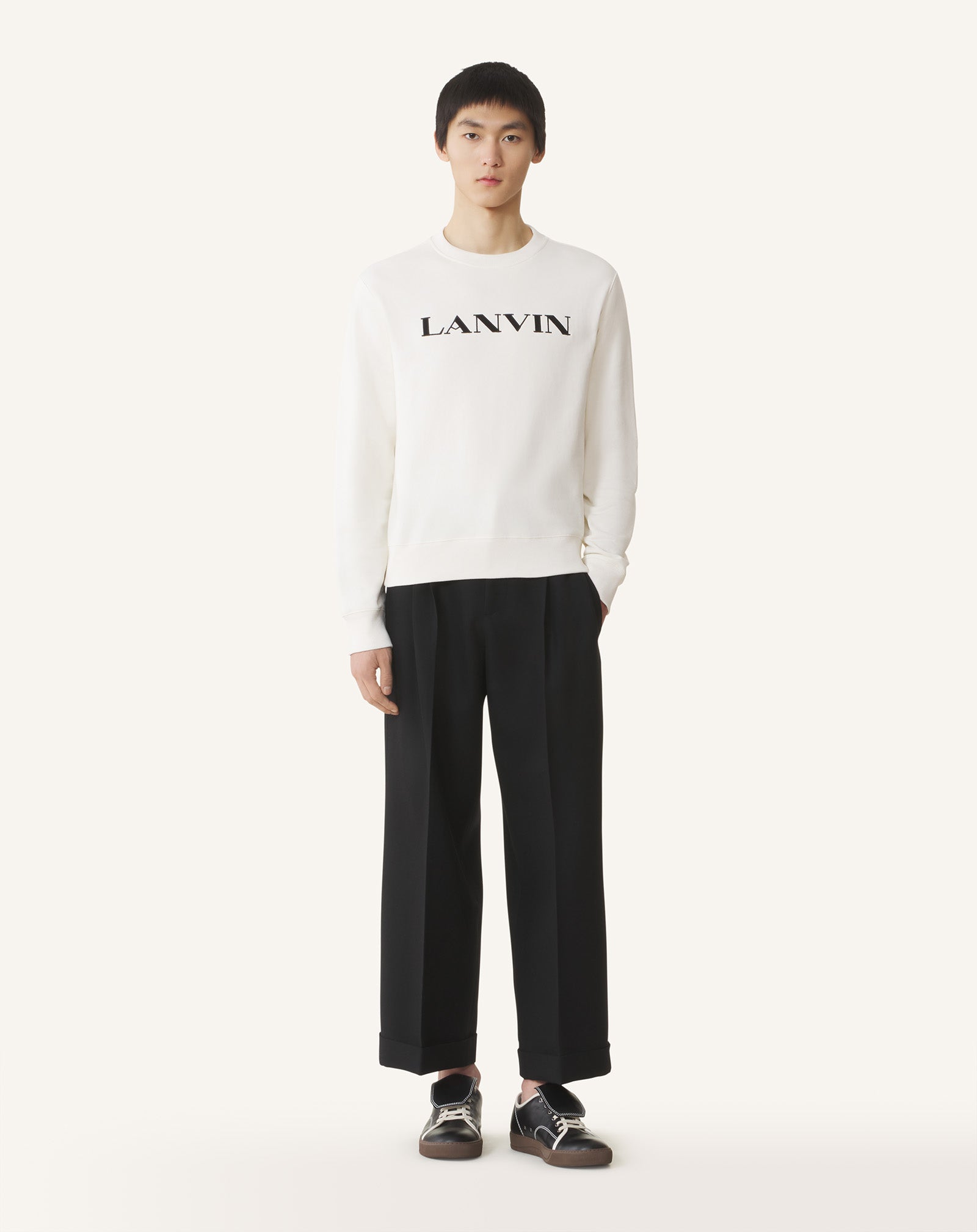 SWEATSHIRT BRODÉ LANVIN EN COTON