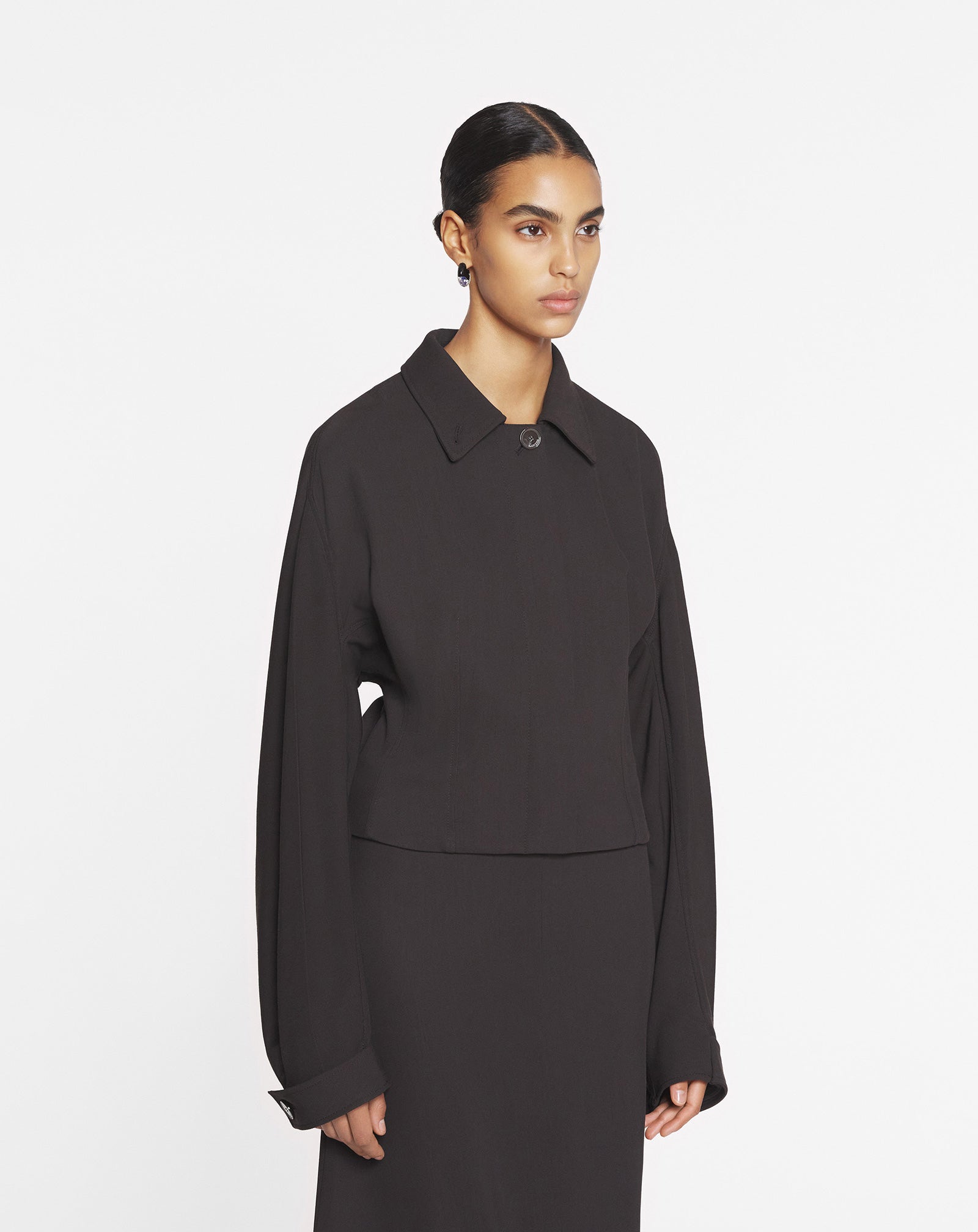 TAILORED WOOL AND VISCOSE JACKET