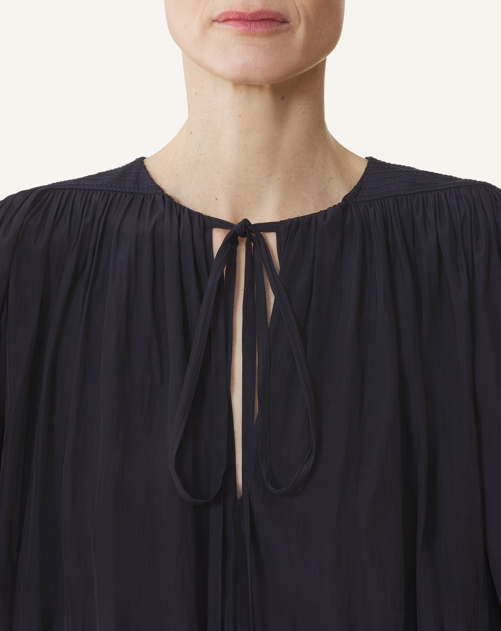 MIDI DRESS IN CHARMEUSE
