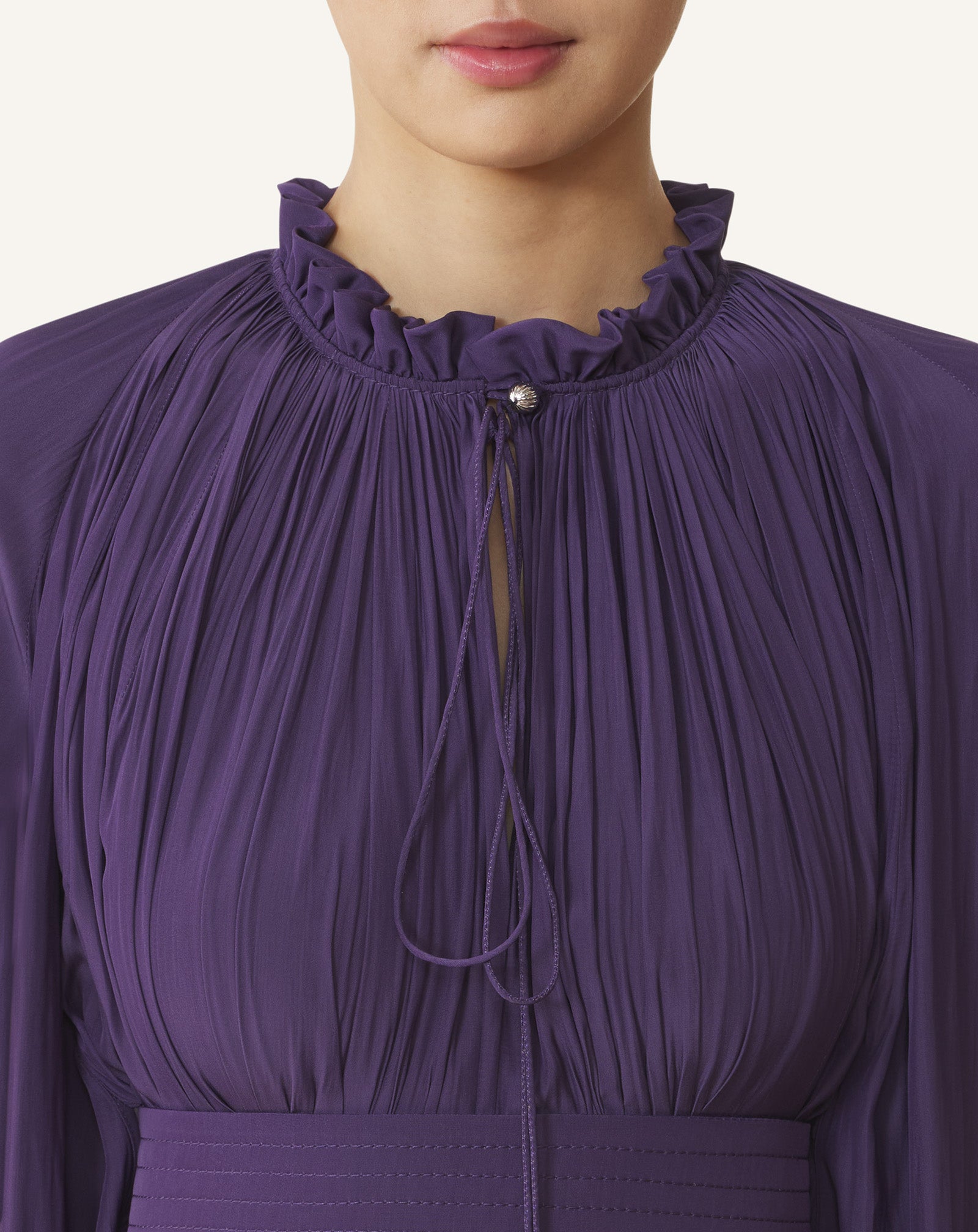 SHORT CHARMEUSE DRESS