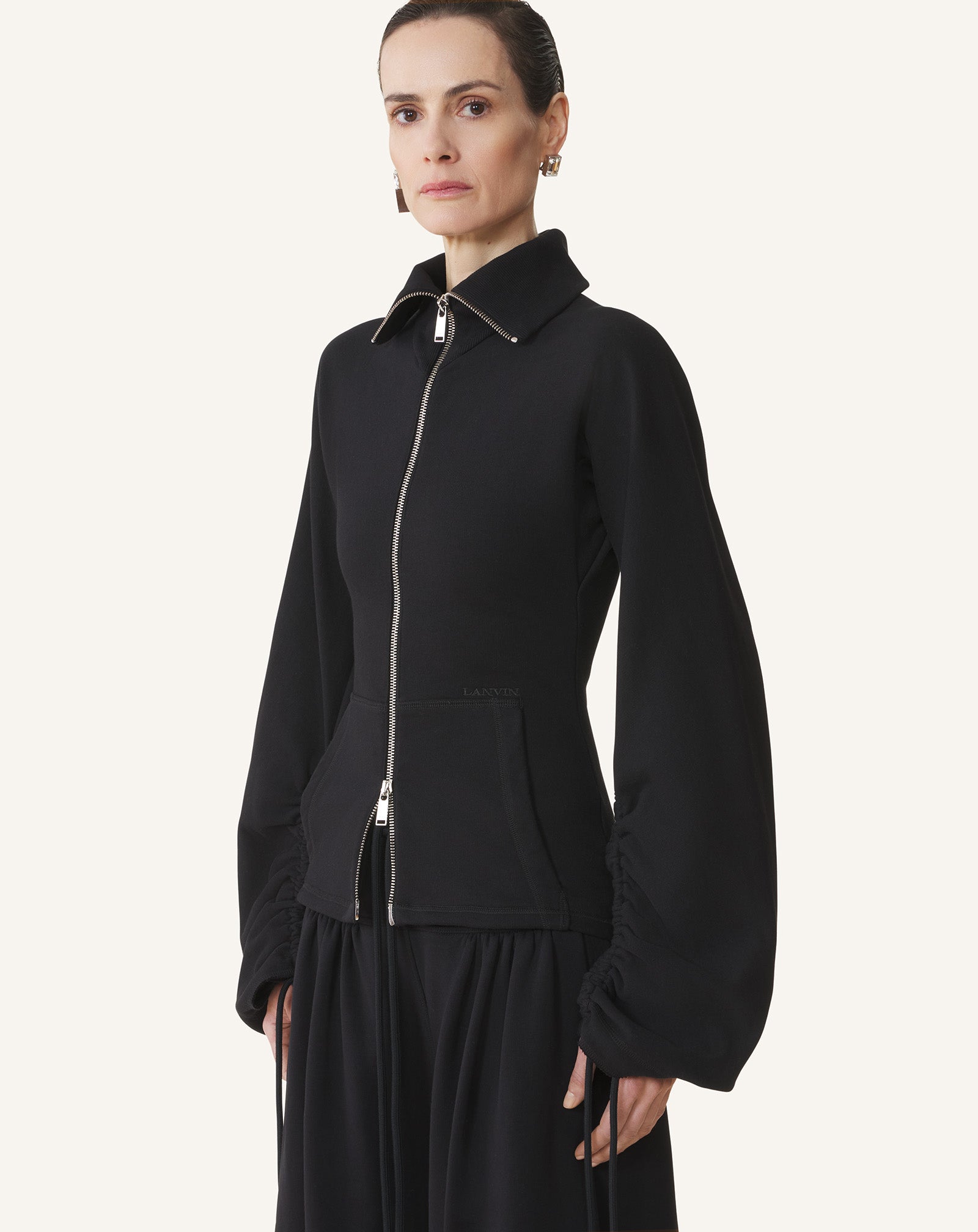 COTTON FLEECE ADN CASHMERE JACKET