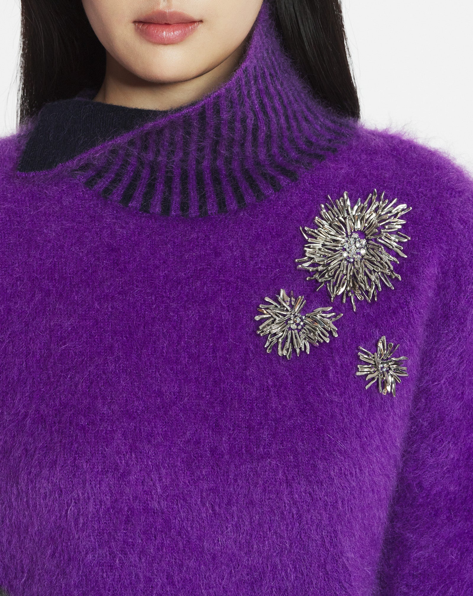 BRUSHED MOHAIR SWEATER