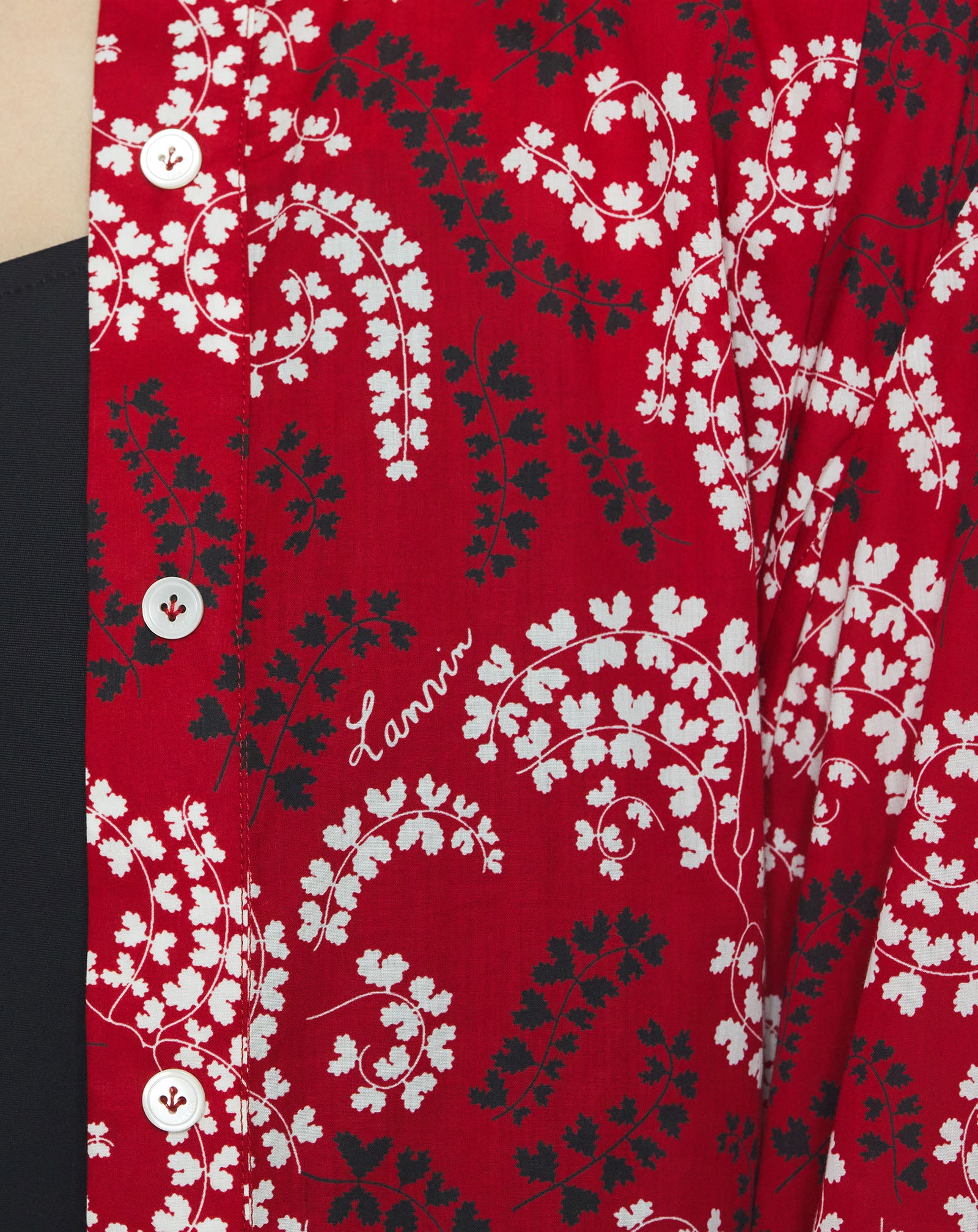 PRINTED SHIRT IN COTTON VOILE