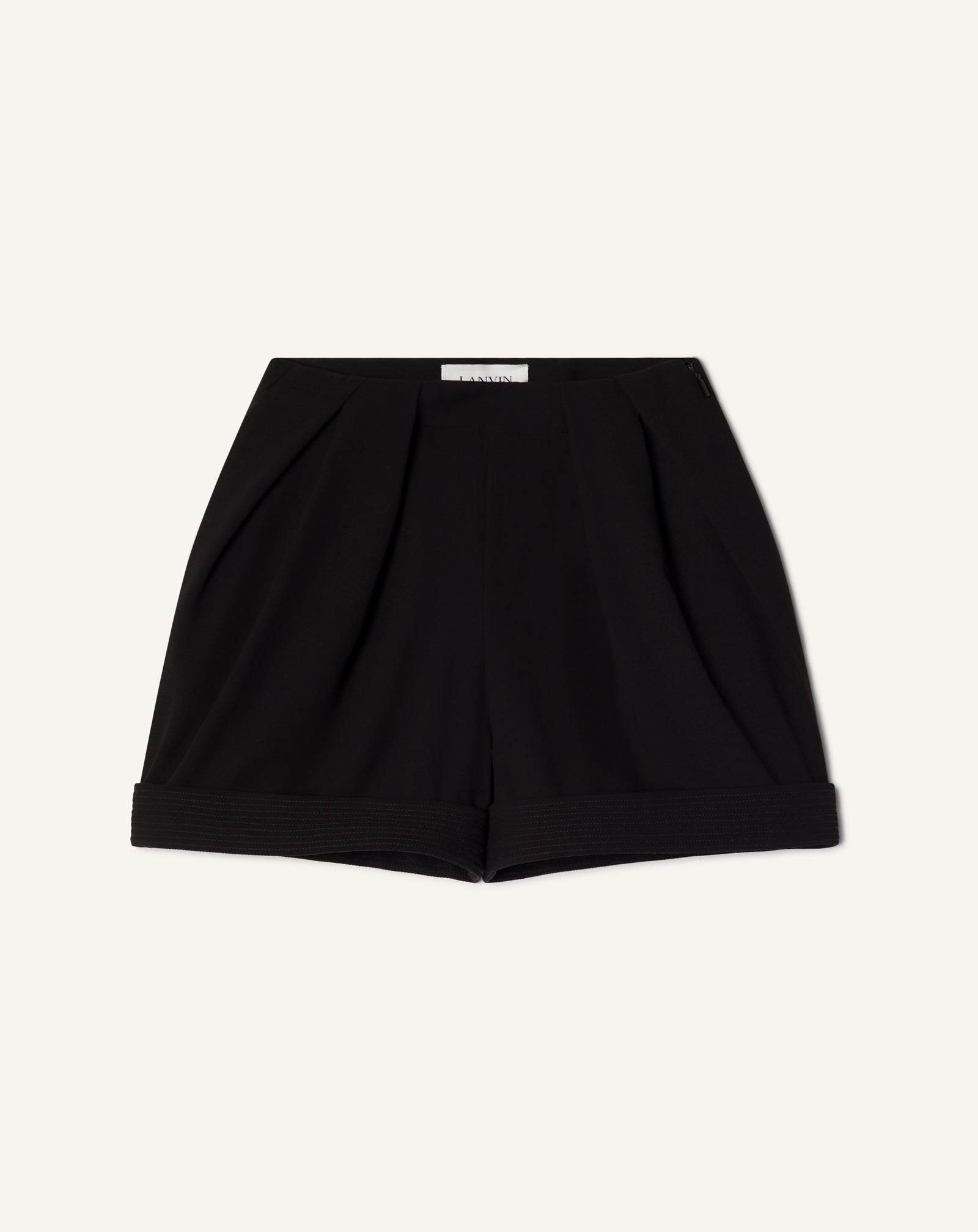 SHORT PLISSÉ EN CRÊPE