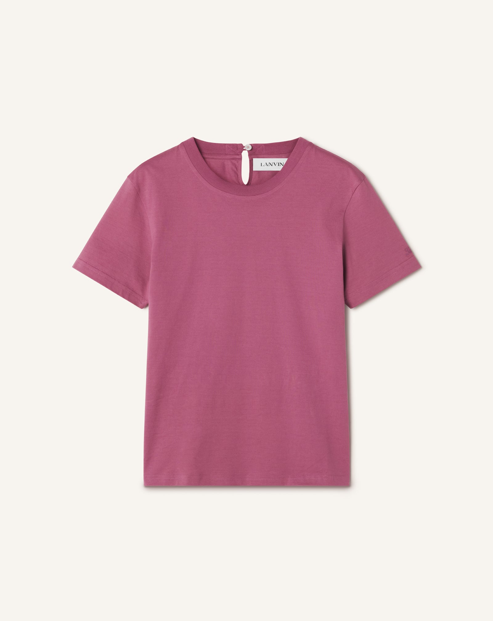 T-SHIRT DÉTAIL GROS GRAIN EN COTON