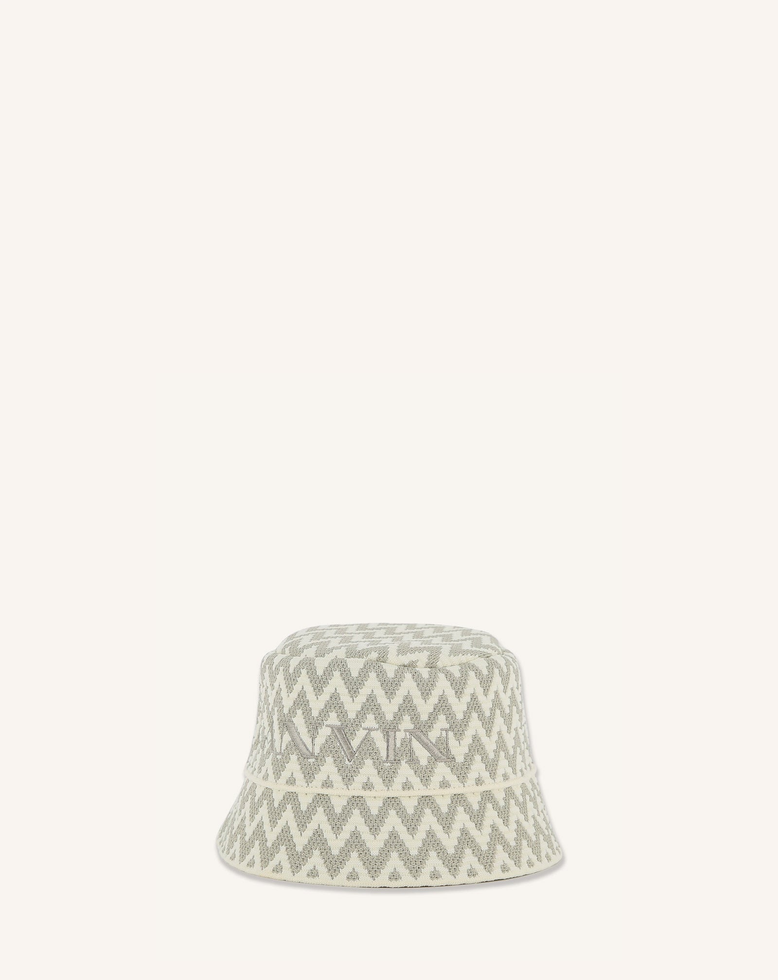 KNITTED FABRIC BUCKET HAT