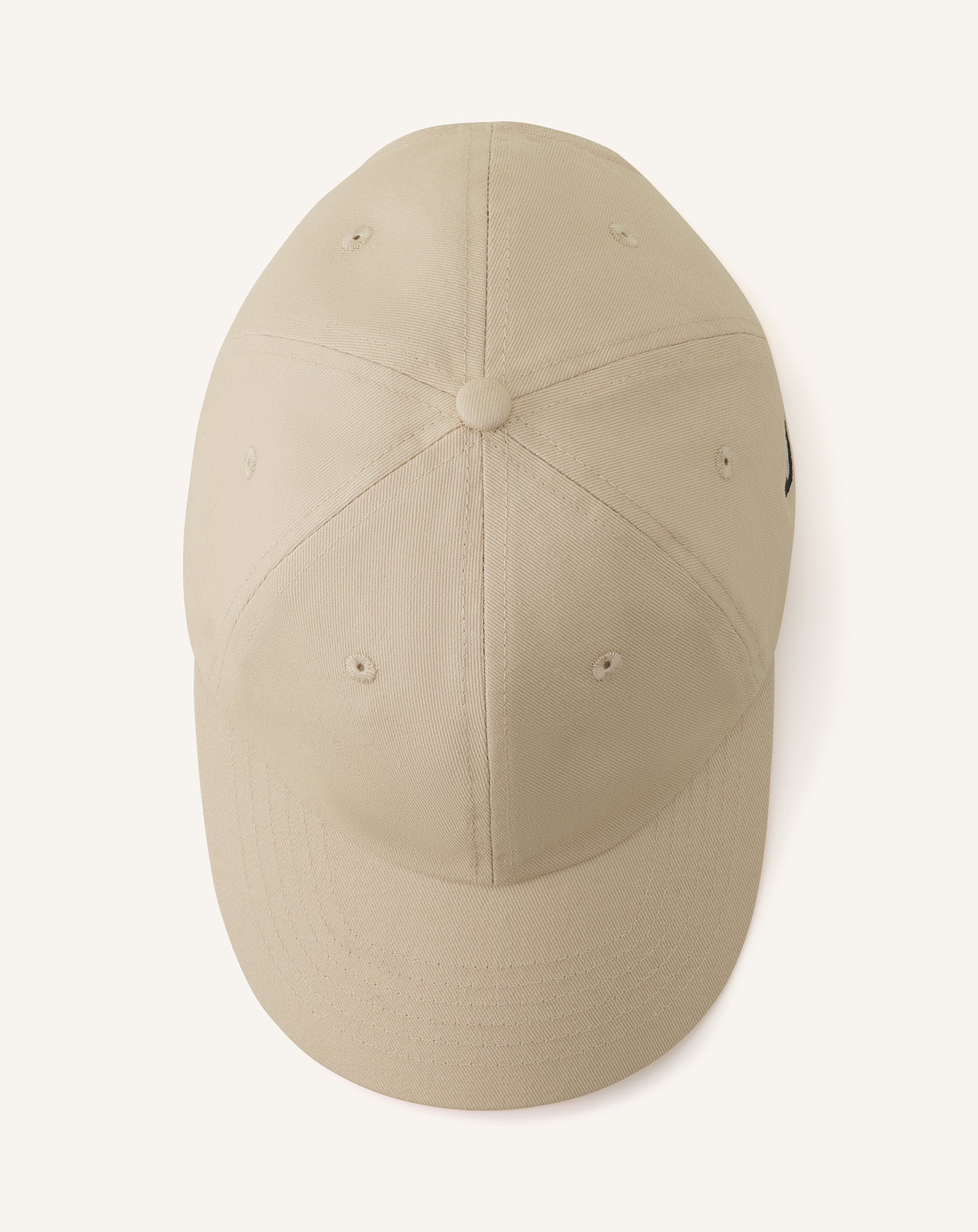 WHITE LANVIN LABEL COTTON CAP