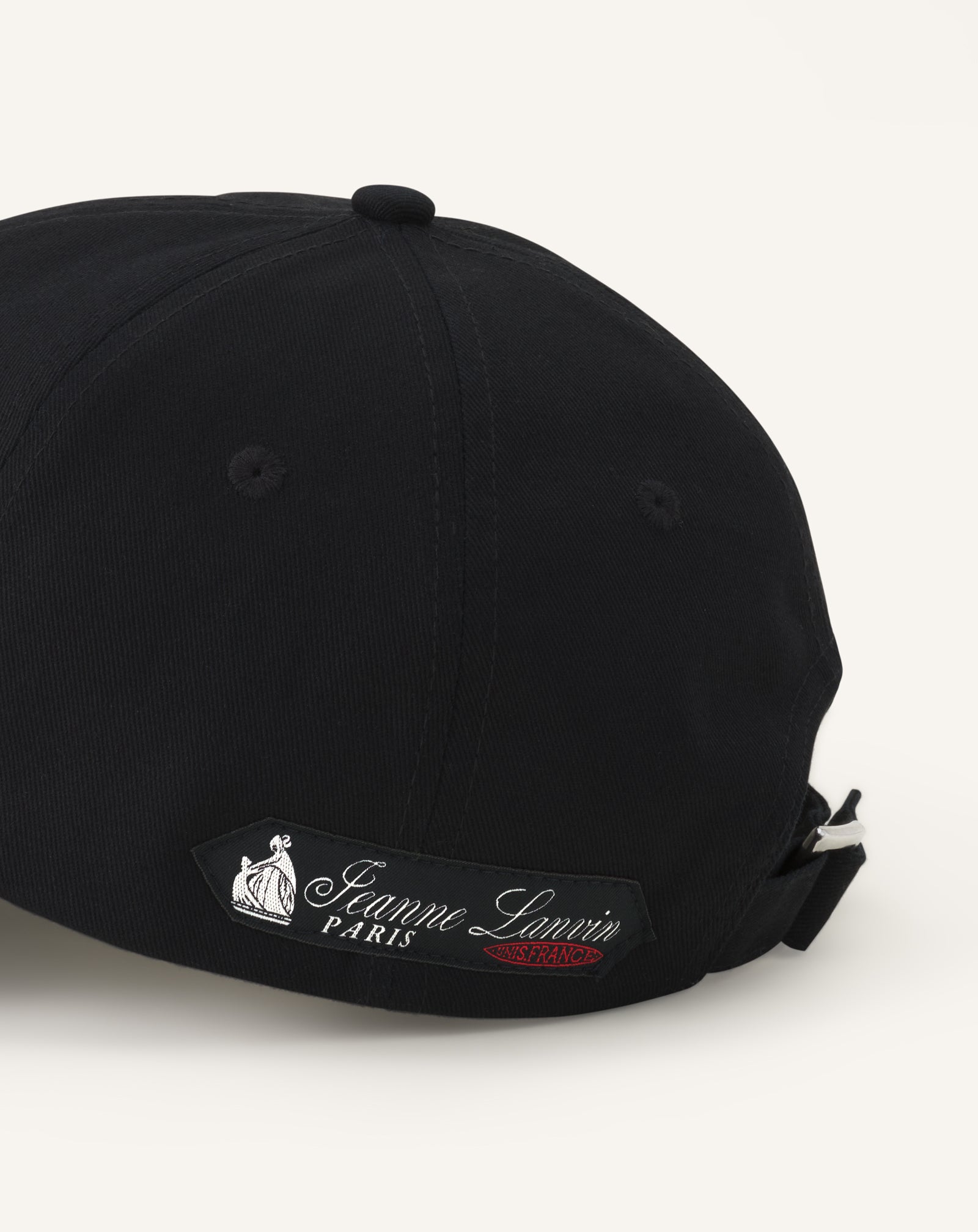 LANVIN LABEL COTTON CAP