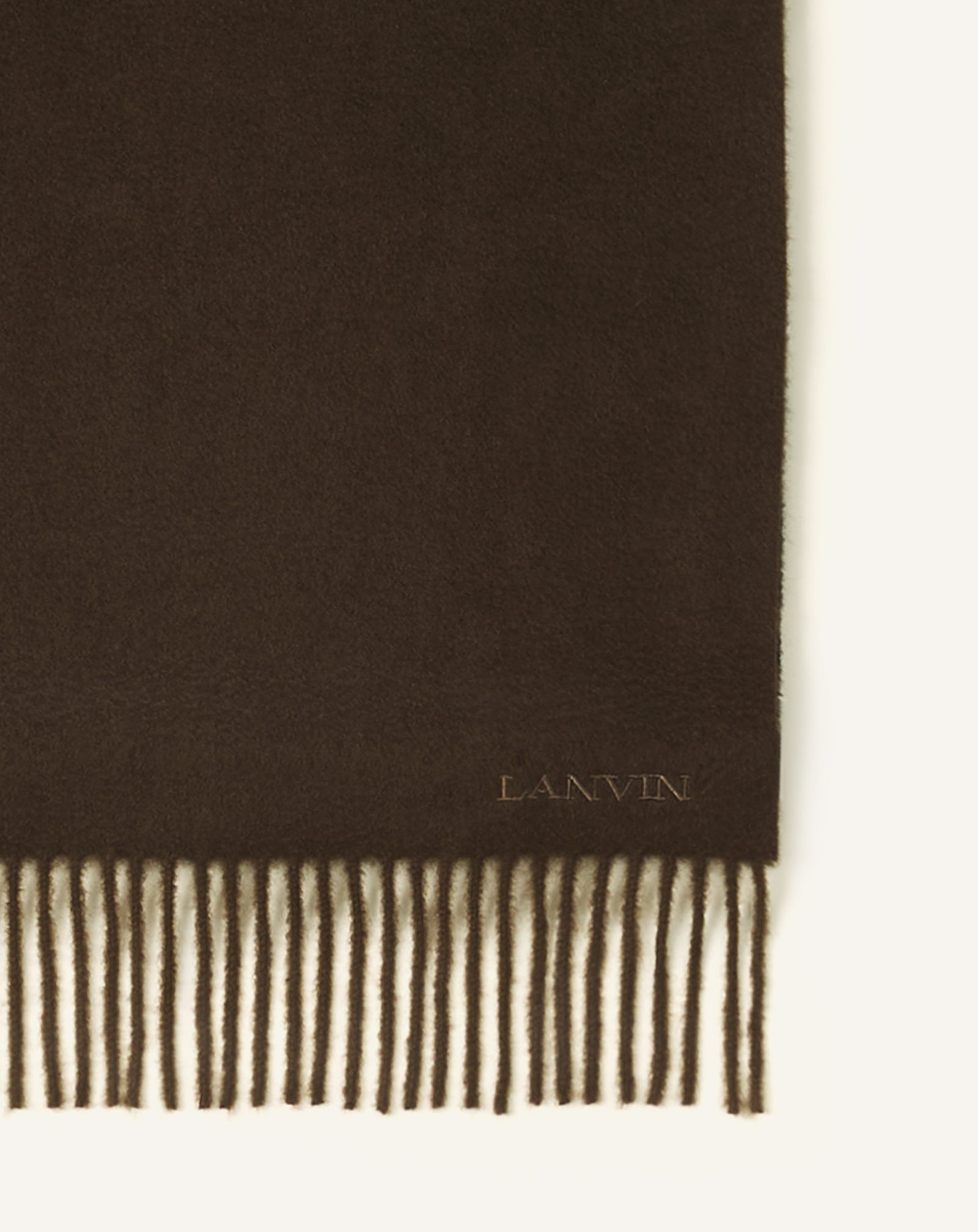 ÉCHARPE BICOLORE EN CACHEMIRE BLEU