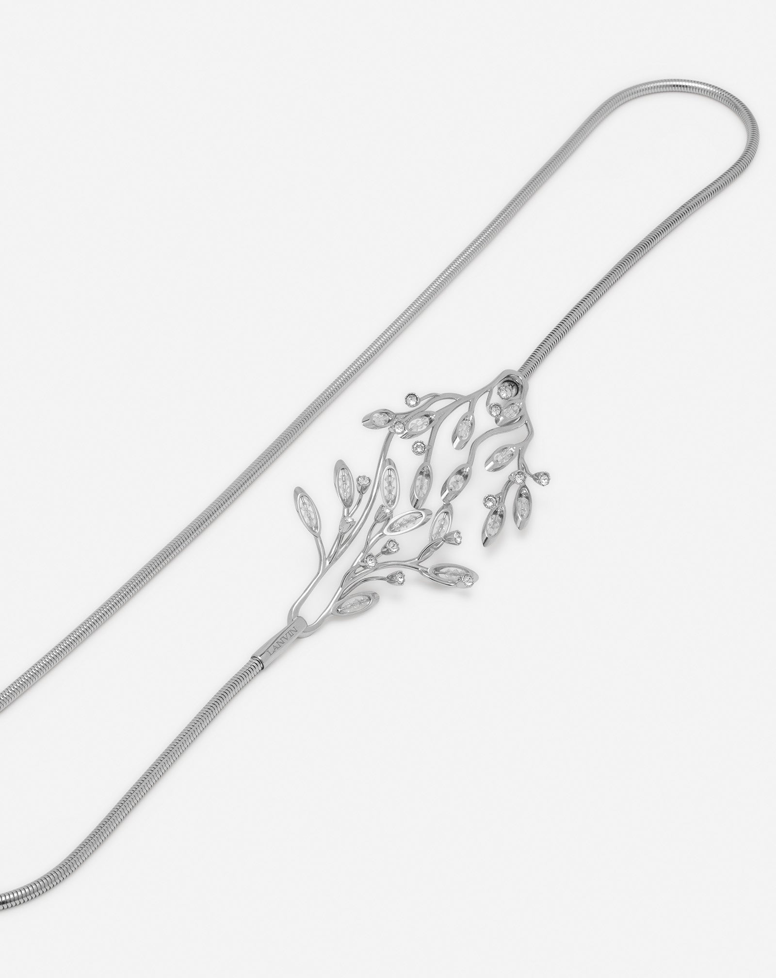 CEINTURE AEDE EN LAITON ET CRISTAUX ARGENT