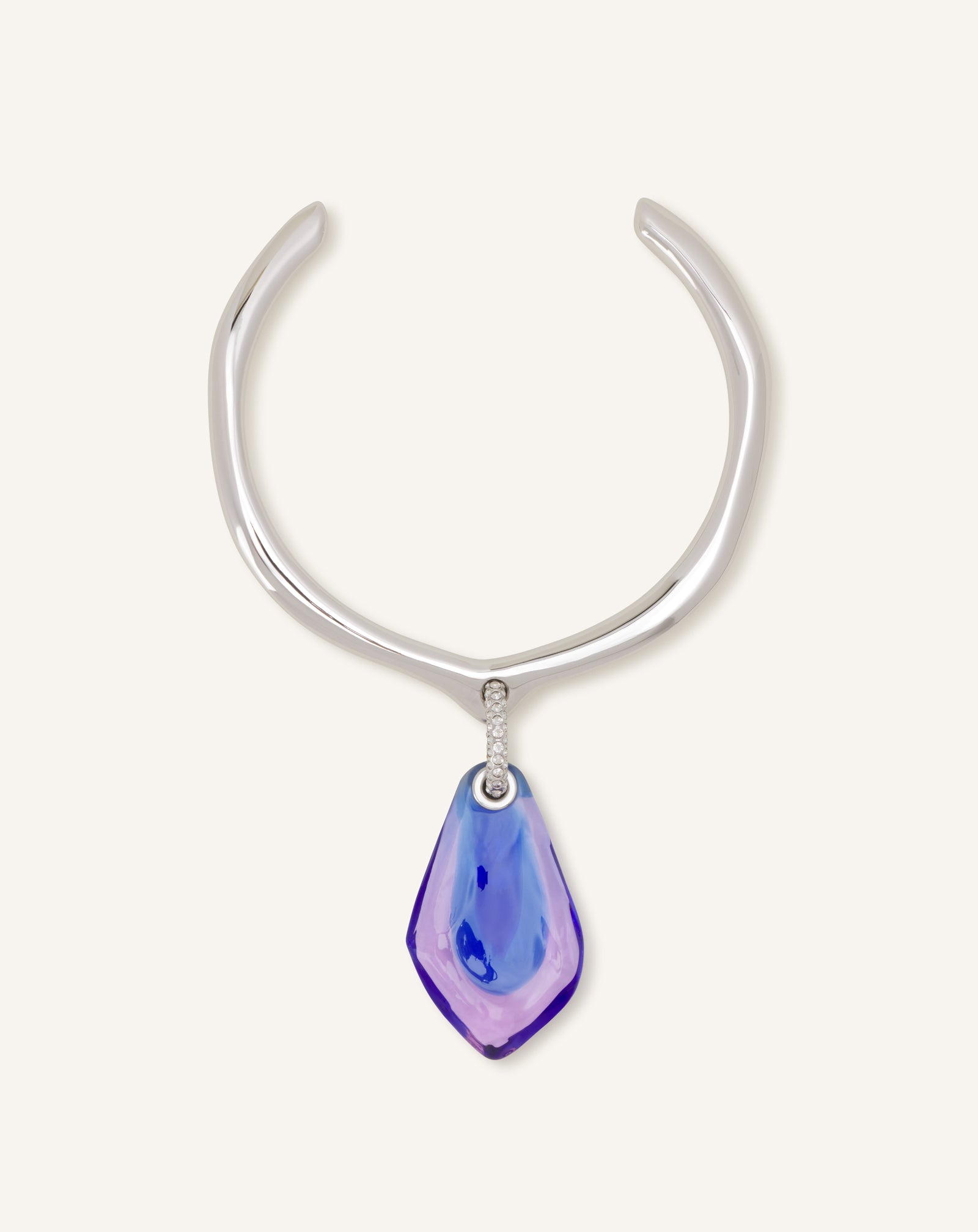 COLLIER AURORE VIOLET