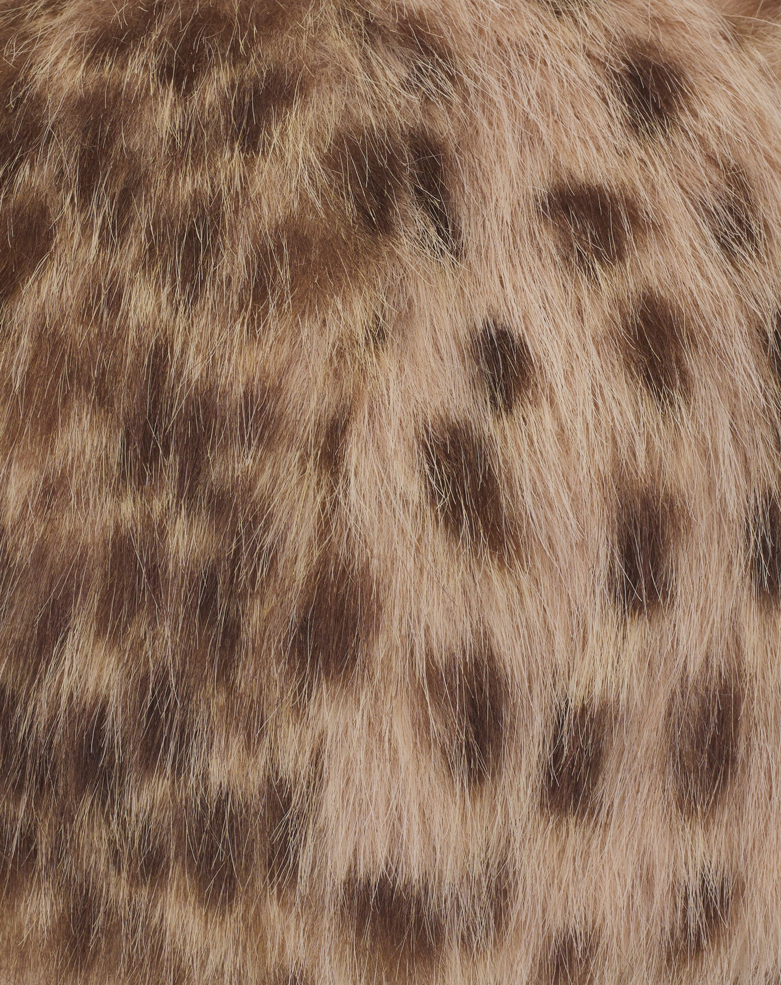 MULTICOLOR FAUX FUR HAT