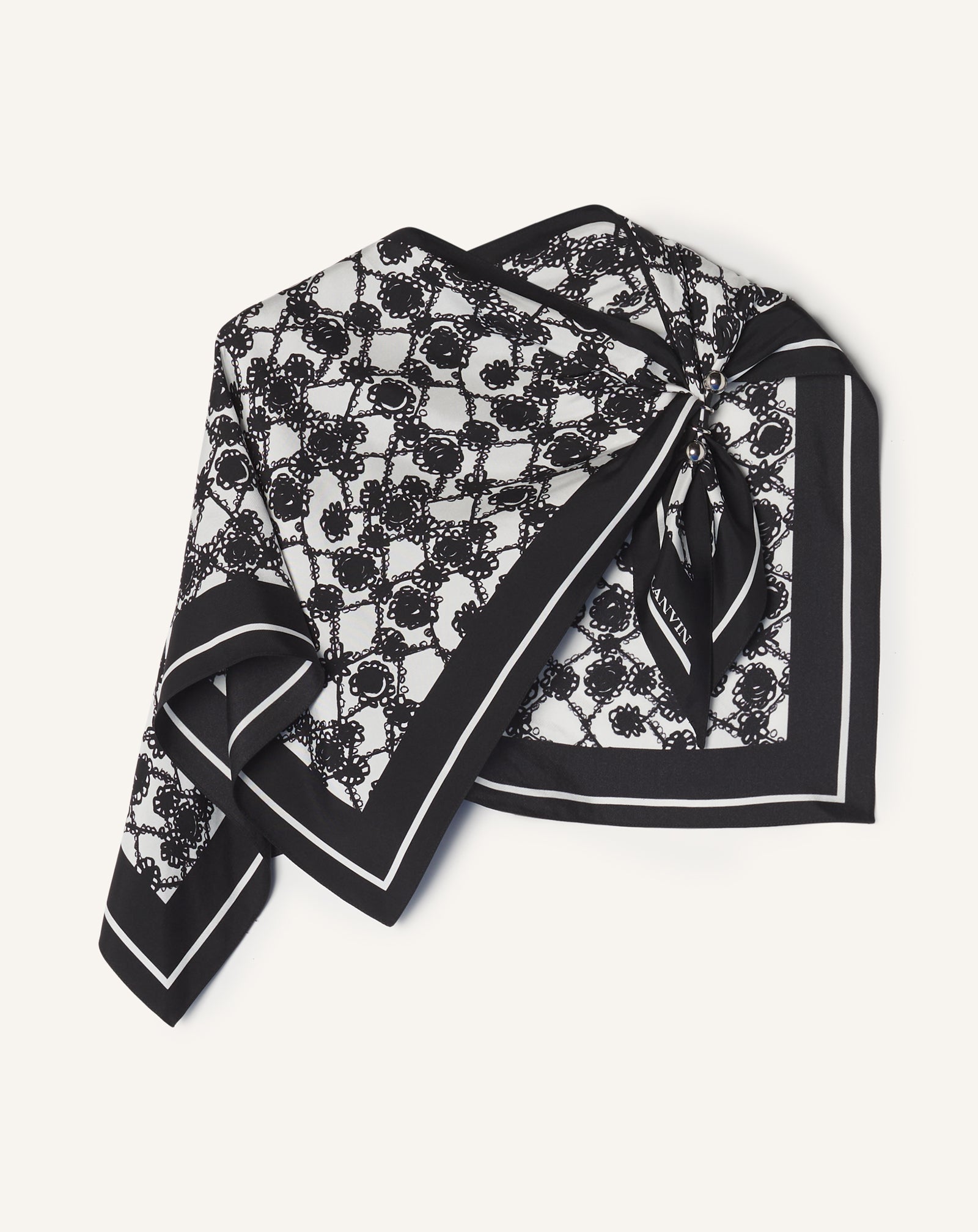 TOP BIJOU MOTIF MARGUERITES BLANC