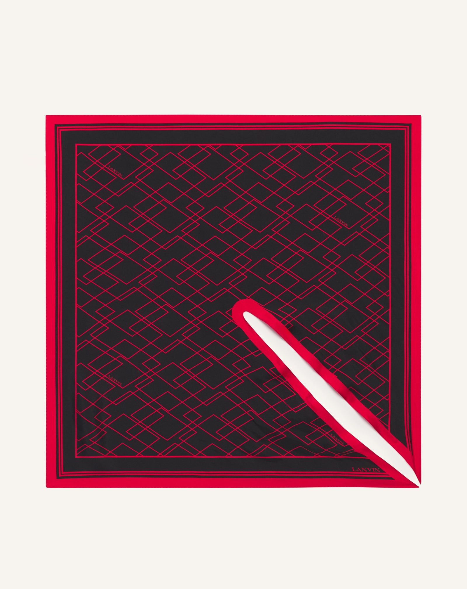 TOP BIJOU MOTIF DIAMANT GRAPHIQUE NOIR